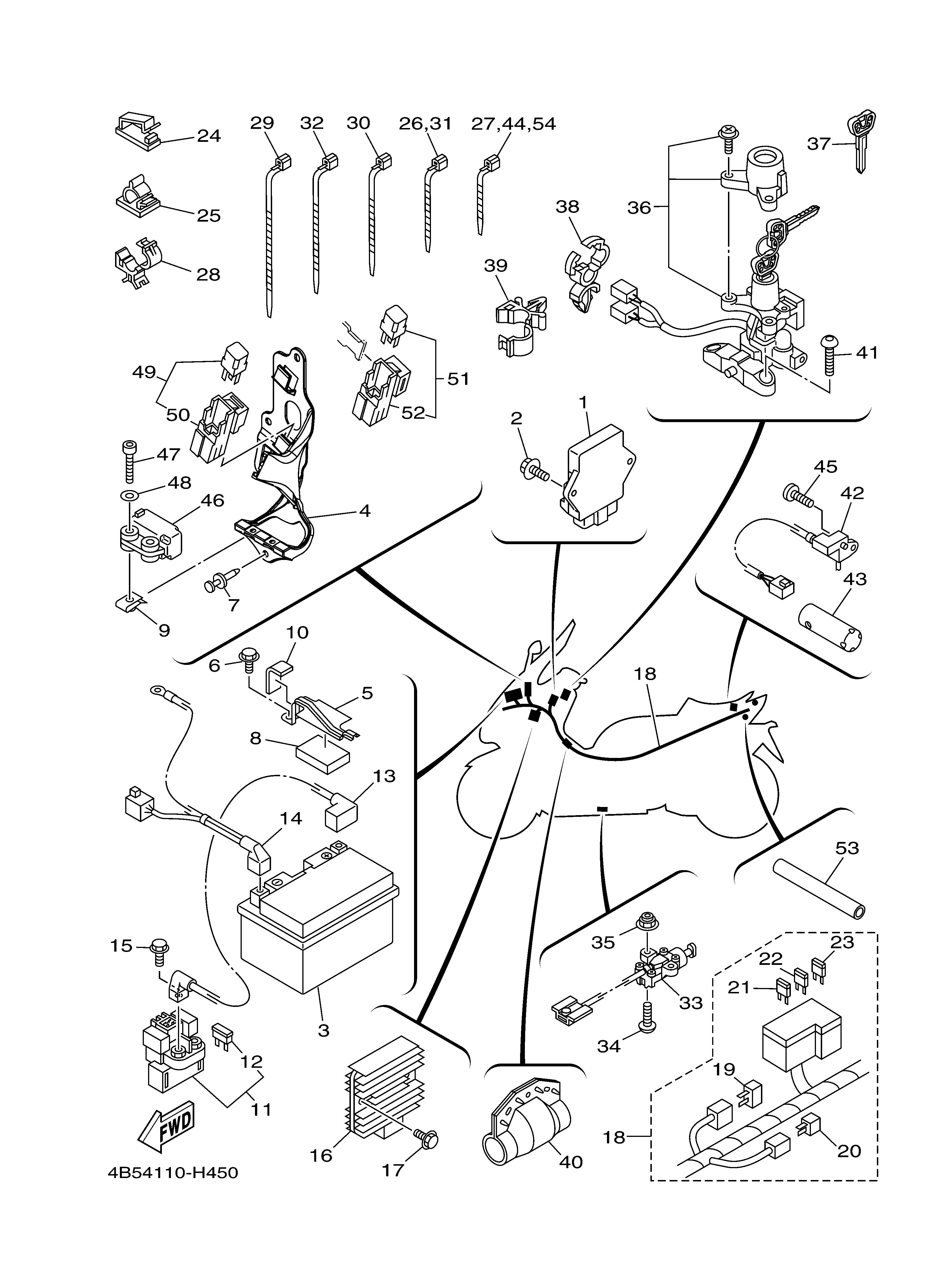 ELECTRICAL 1 Diagram terurai
