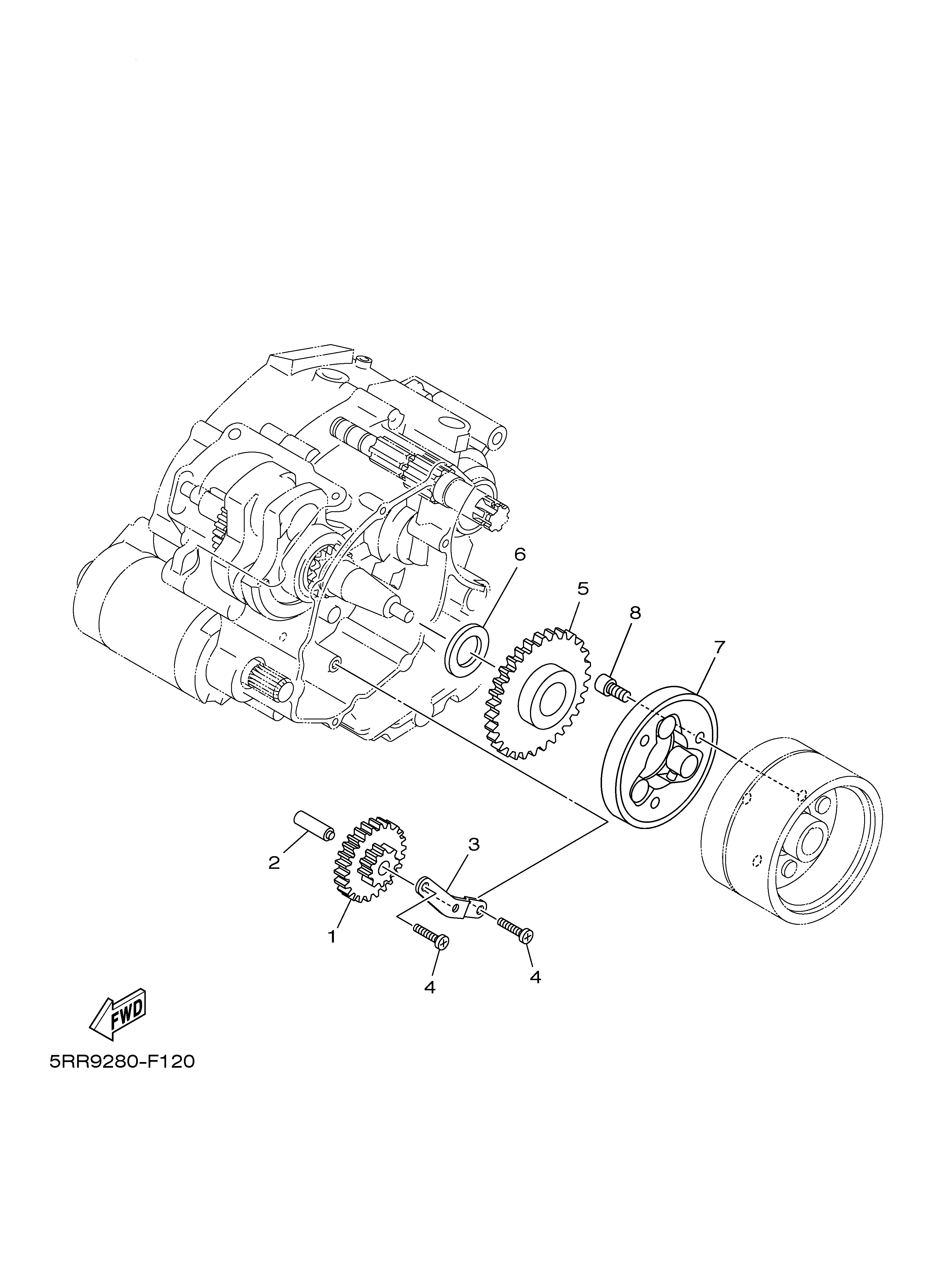 STARTER CLUTCH Despieces