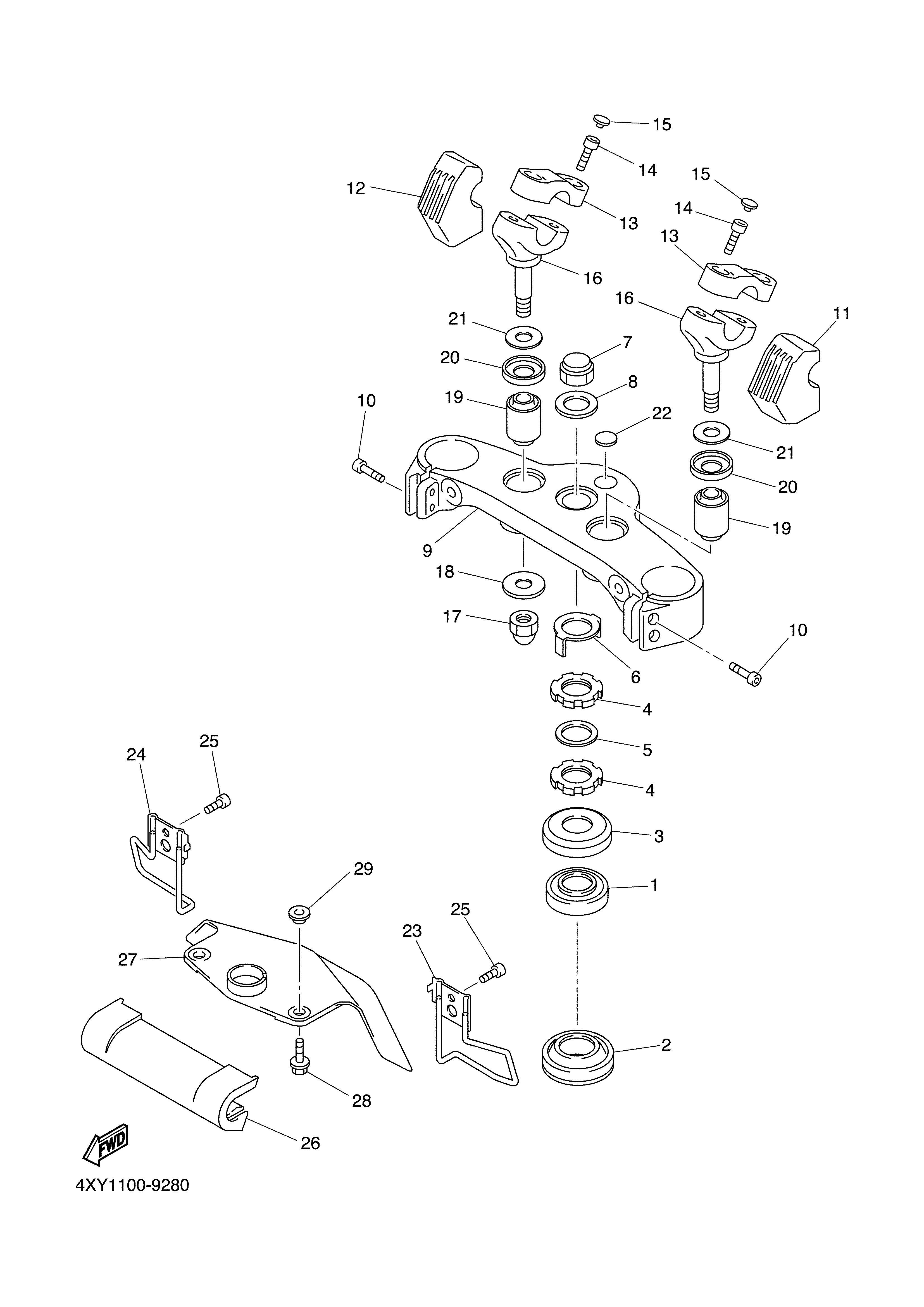 STEERING Exploded diagrams
