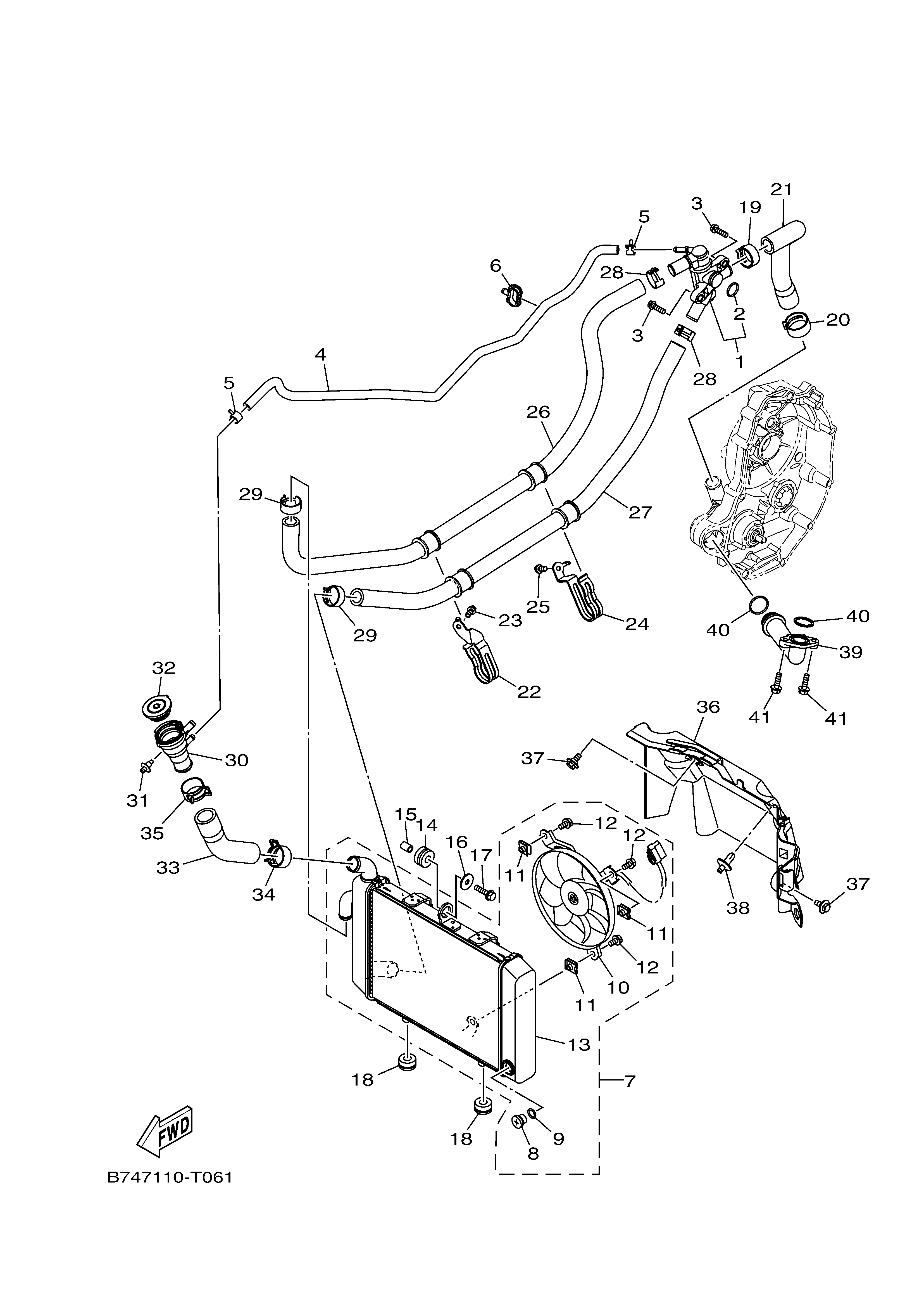 RADIATOR HOSE Despieces