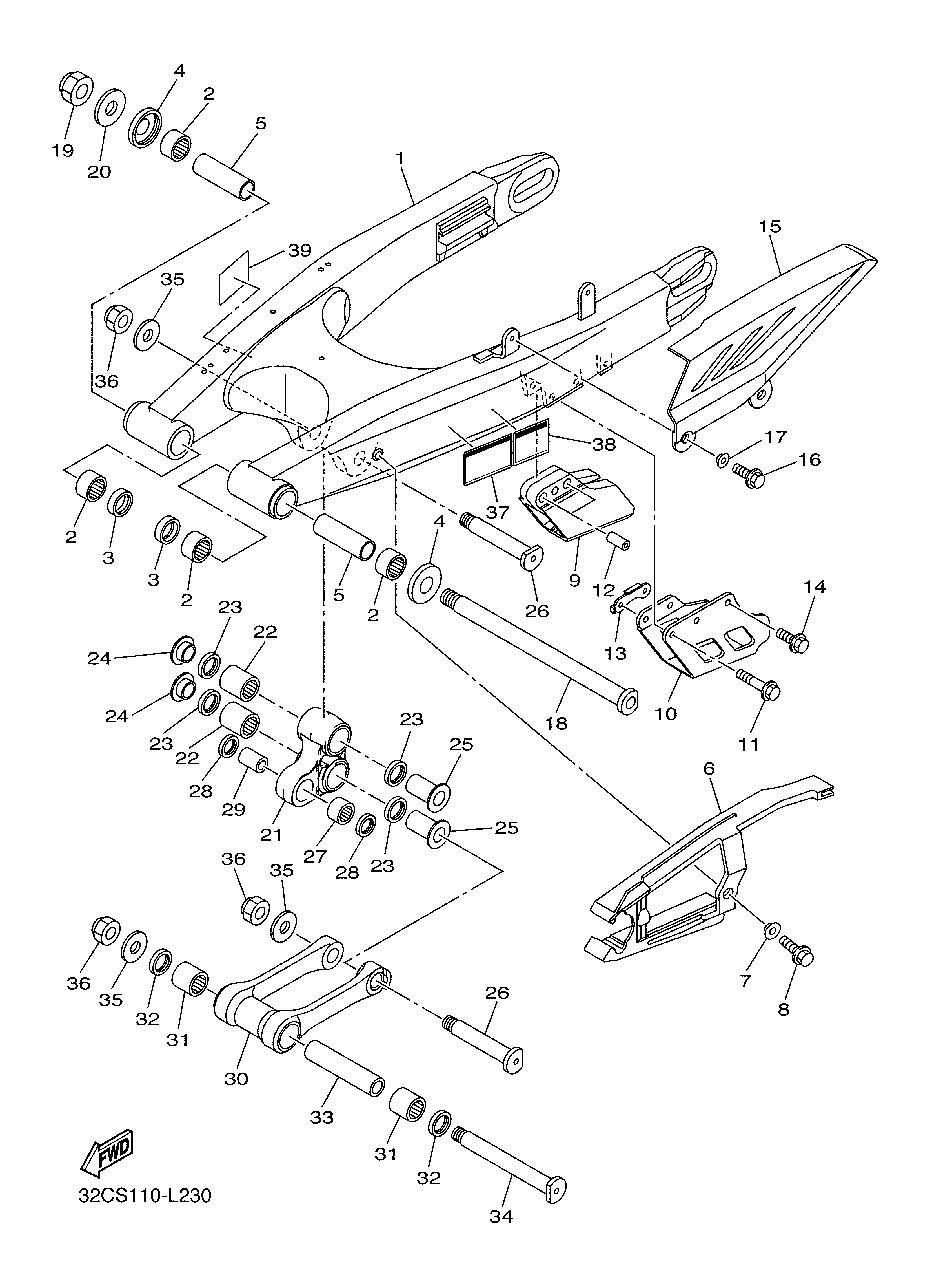 REAR ARM 爆炸图