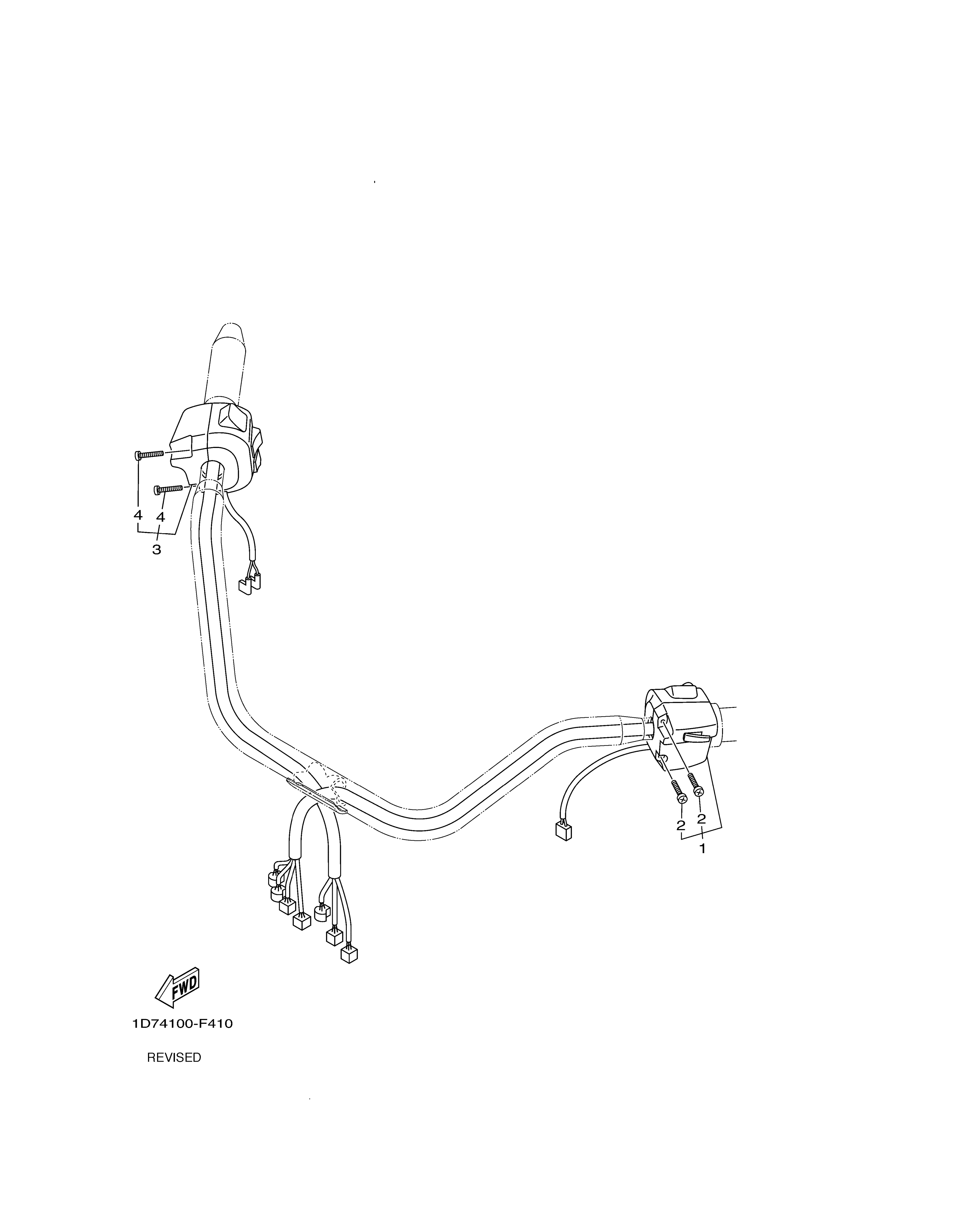 HANDLE SWITCH LEVER 爆炸图