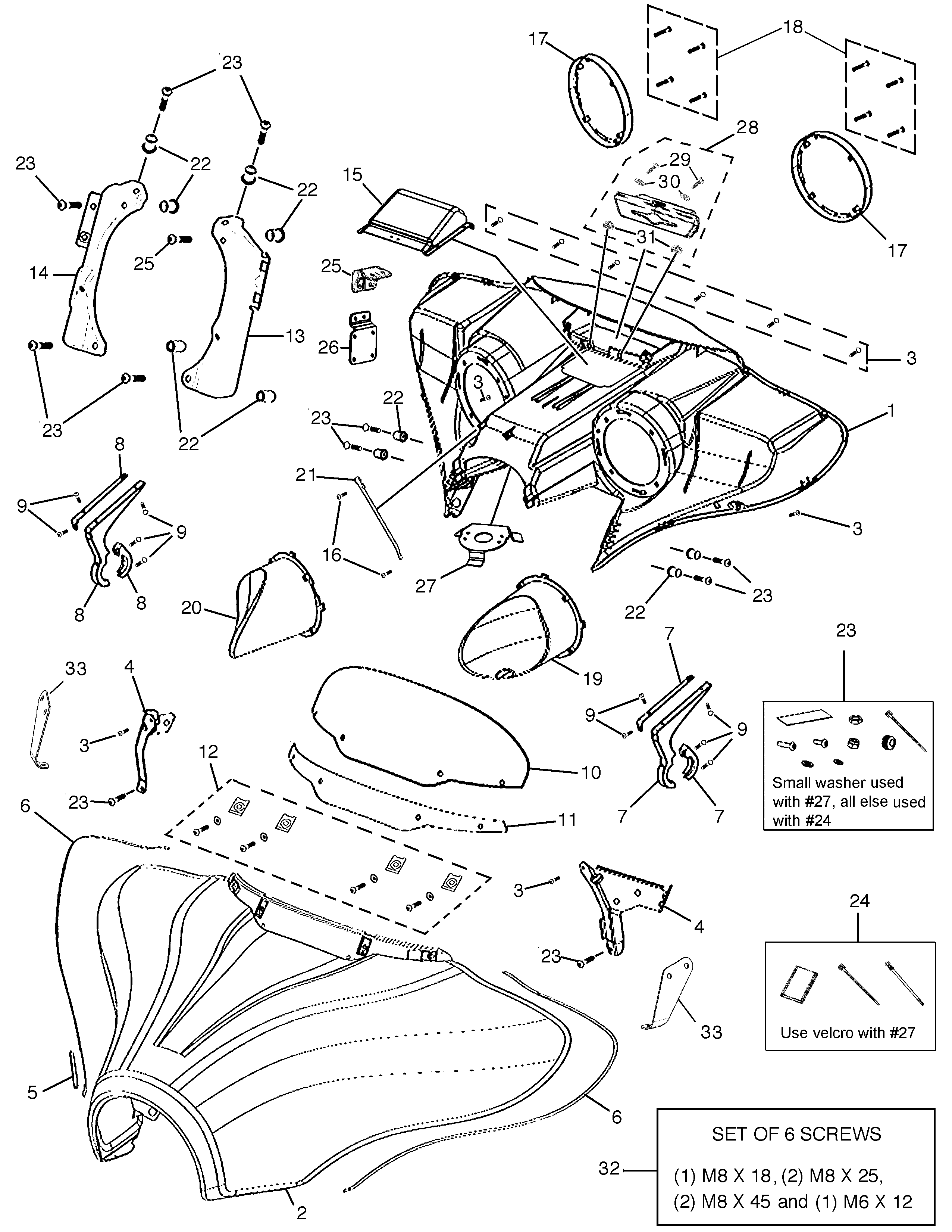 COWLING 爆炸图
