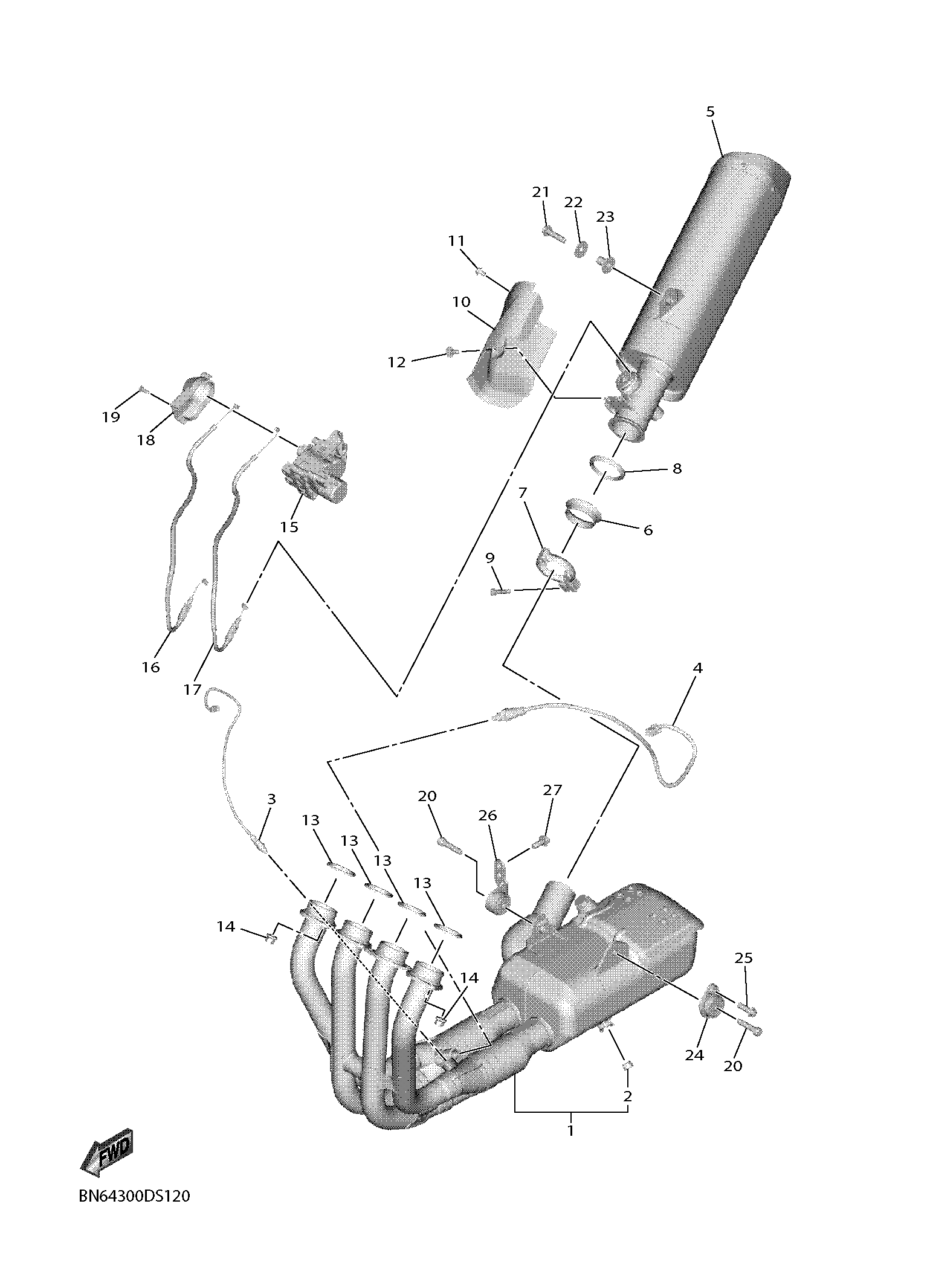 EXHAUST Despieces