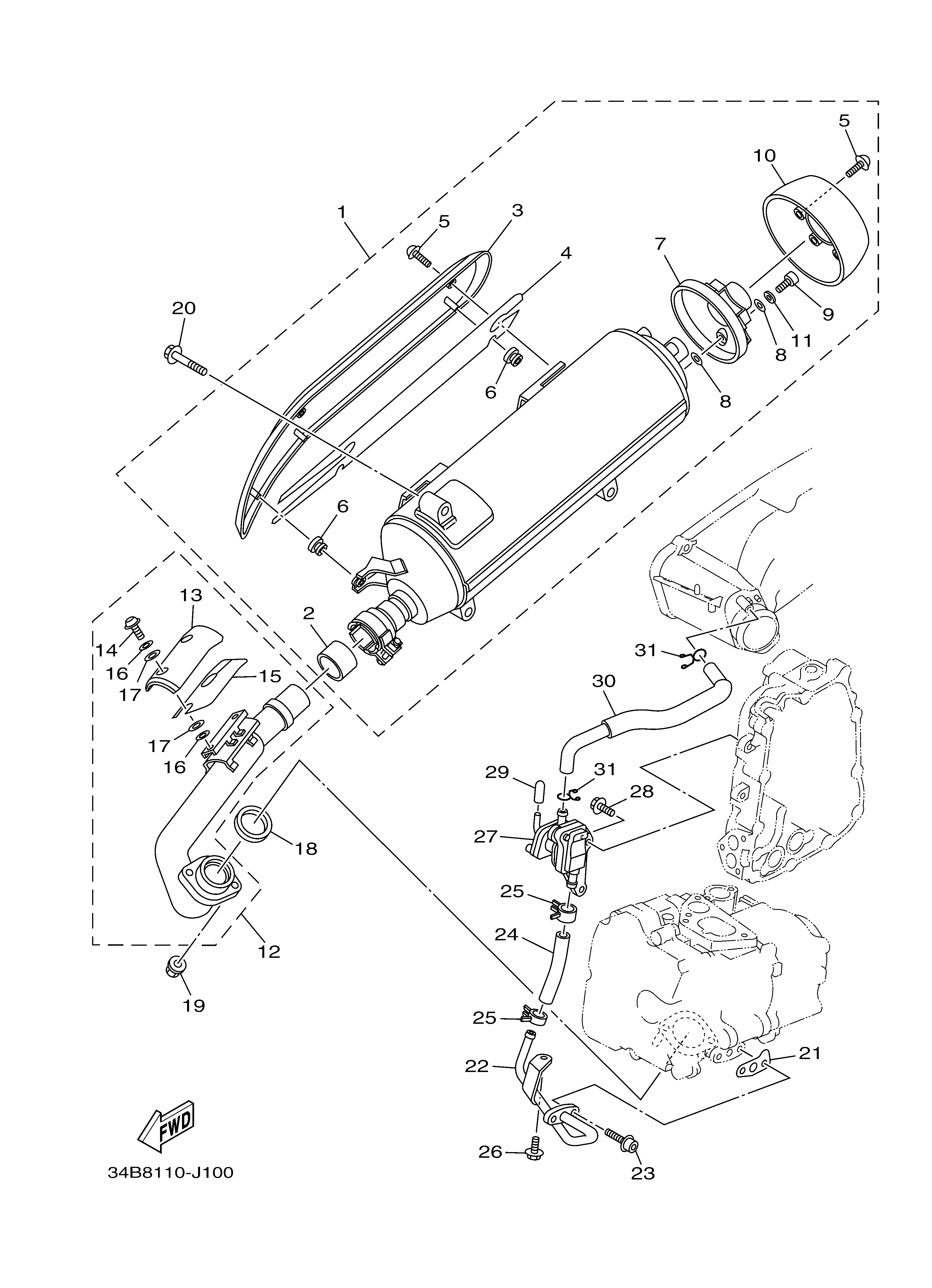 EXHAUST Despieces