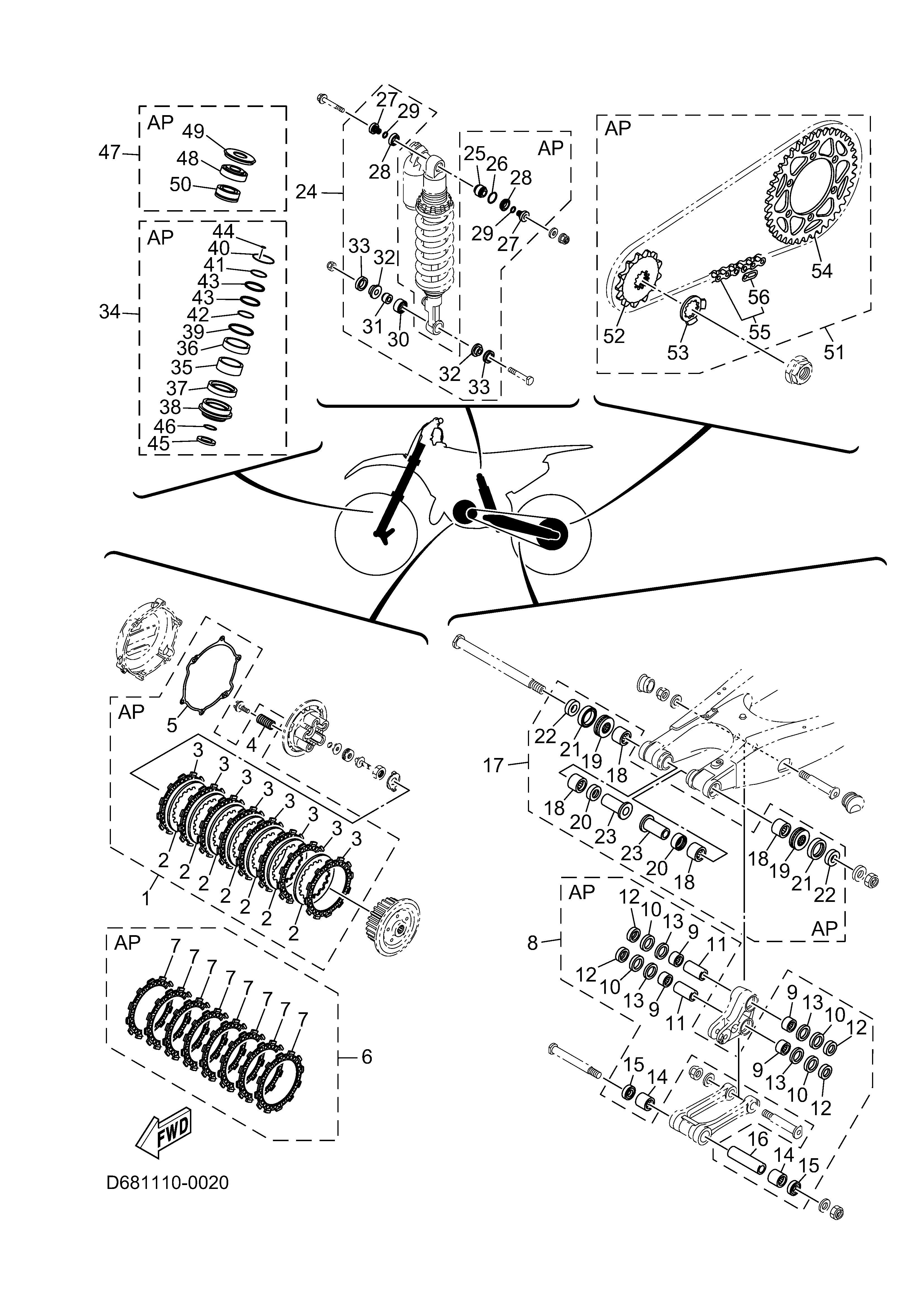 3 MAINTENANCE PARTS KIT Exploded diagrams