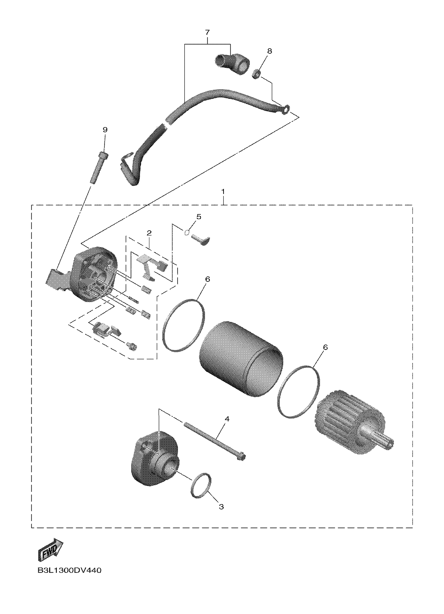 STARTING MOTOR Exploded diagrams
