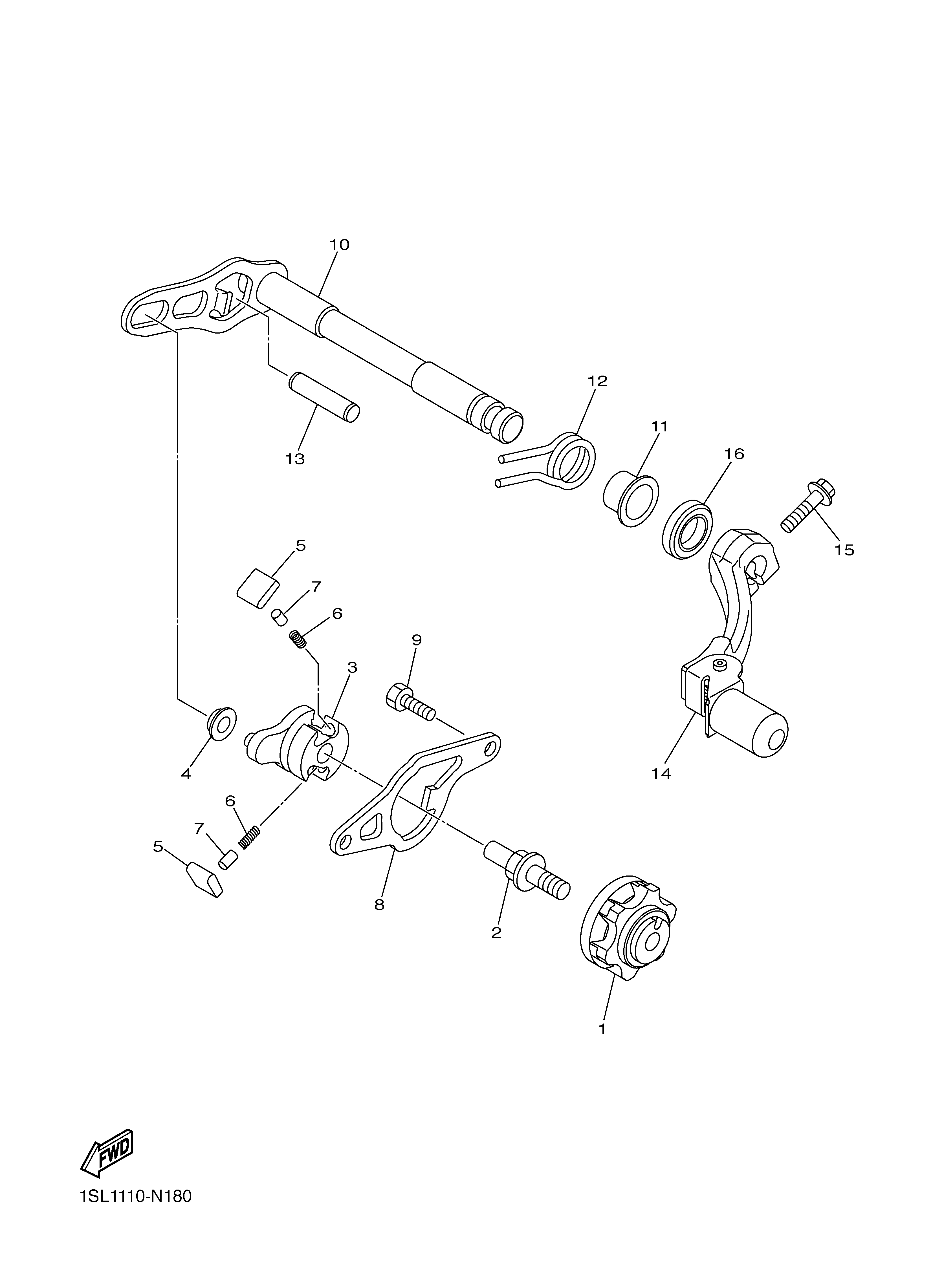 SHIFT SHAFT Despieces