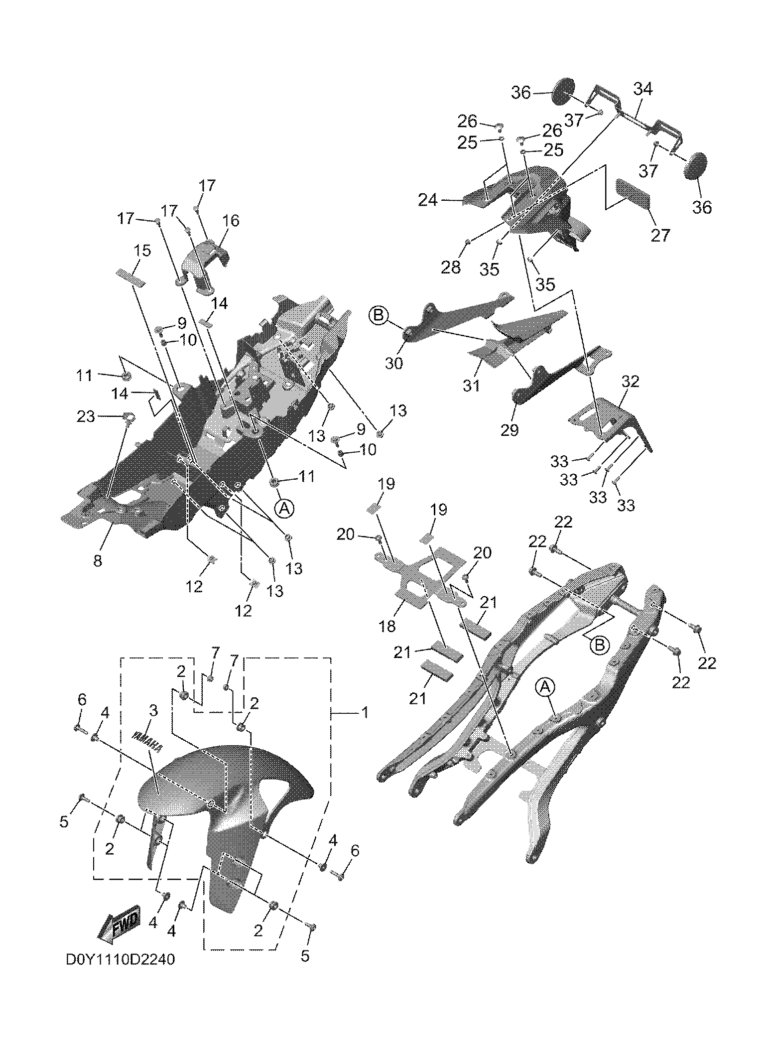 FENDER Exploded diagrams