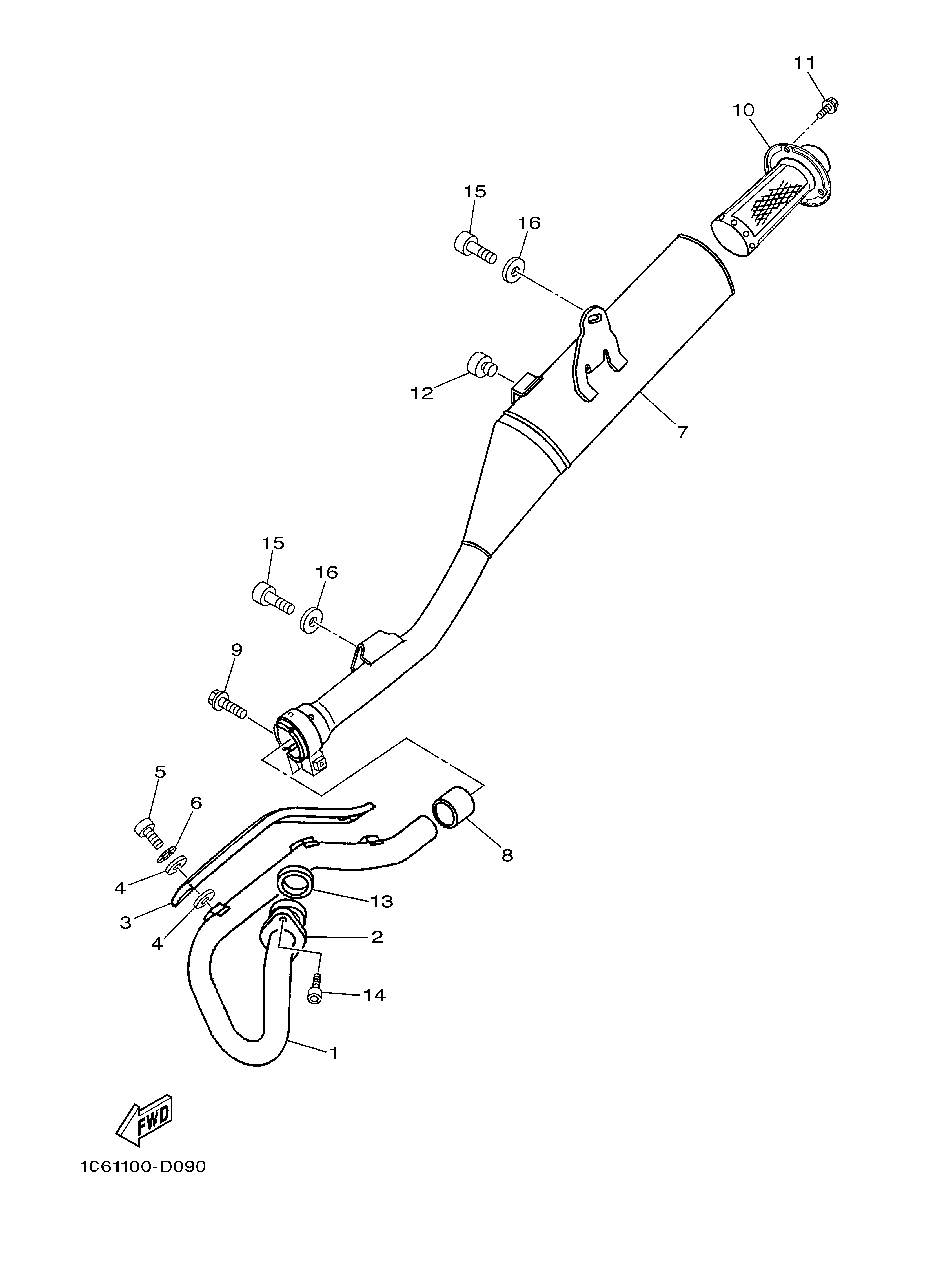 EXHAUST Diagram terurai