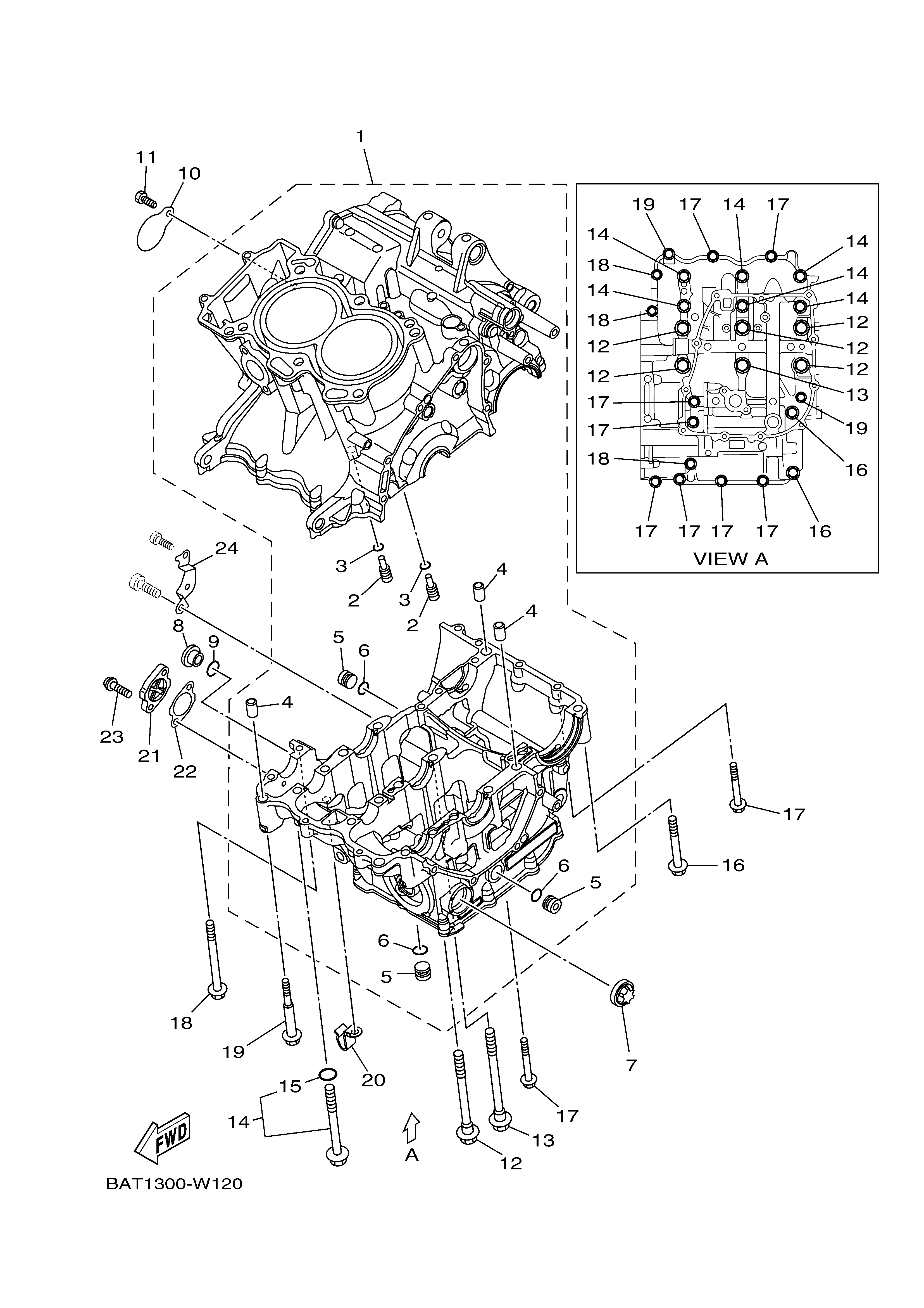 CRANKCASE Despieces