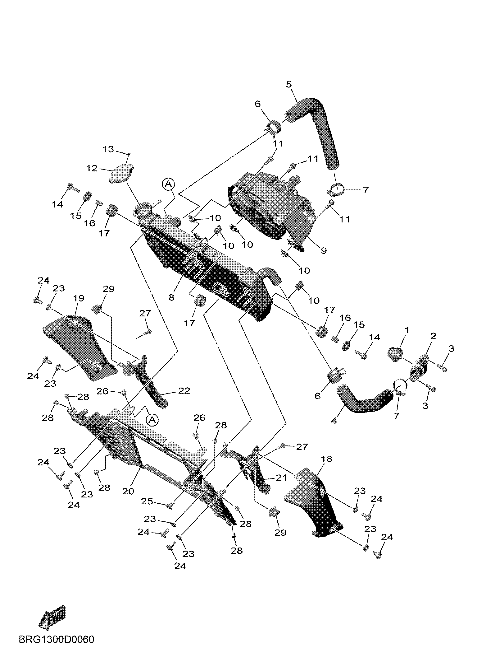 RADIATOR & HOSE Sơ đồ tách chi tiết