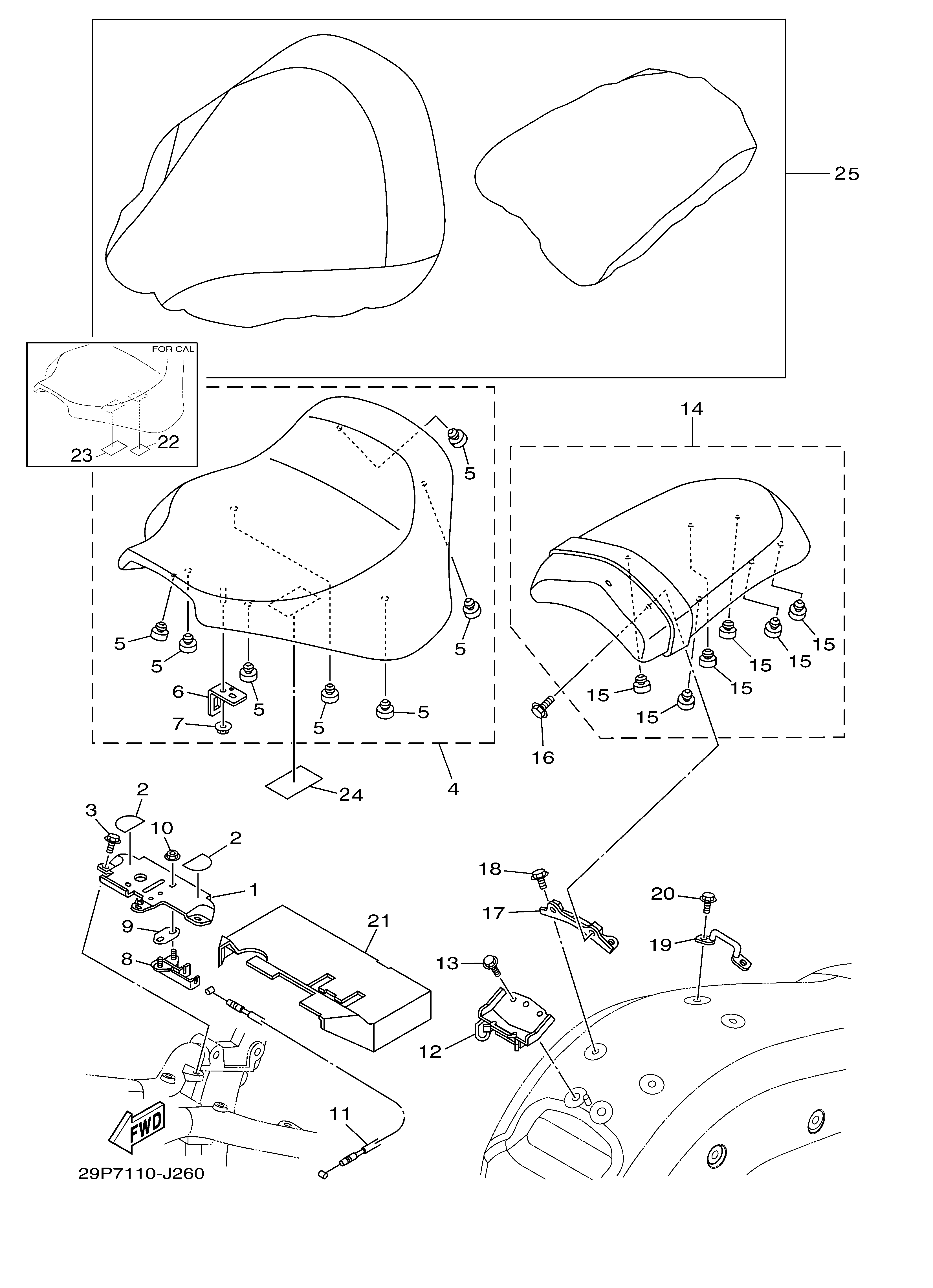 SEAT 爆炸图