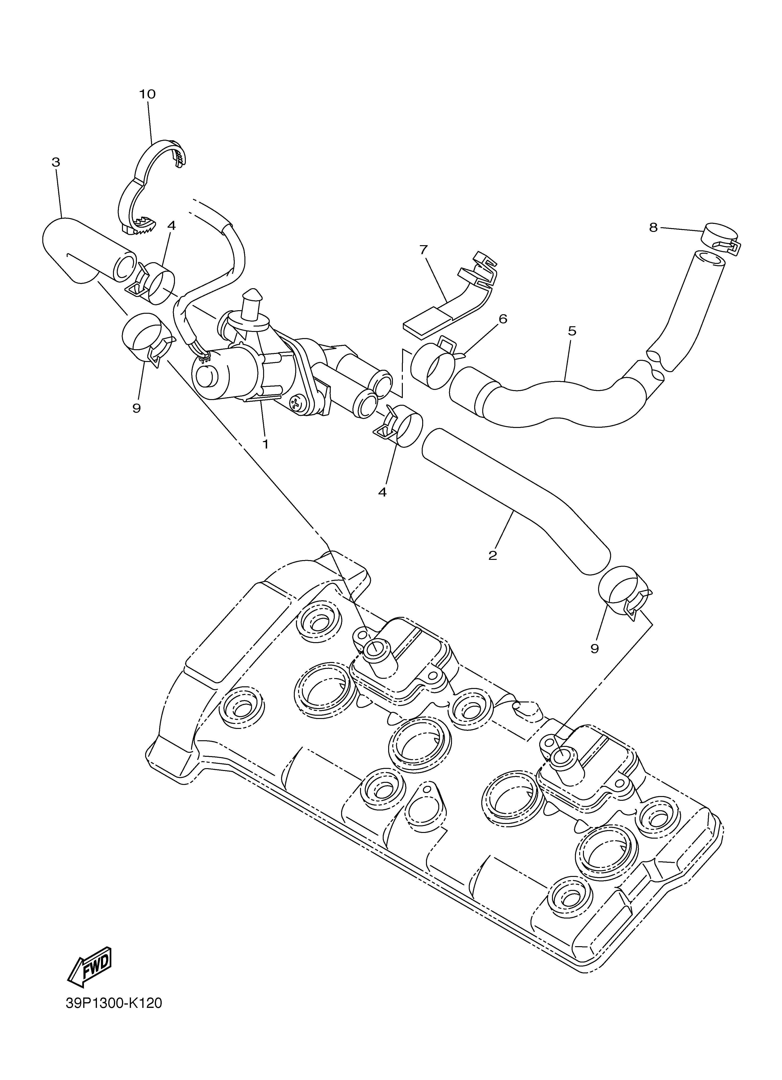 AIR INDUCTION SYSTEM Exploded diagrams