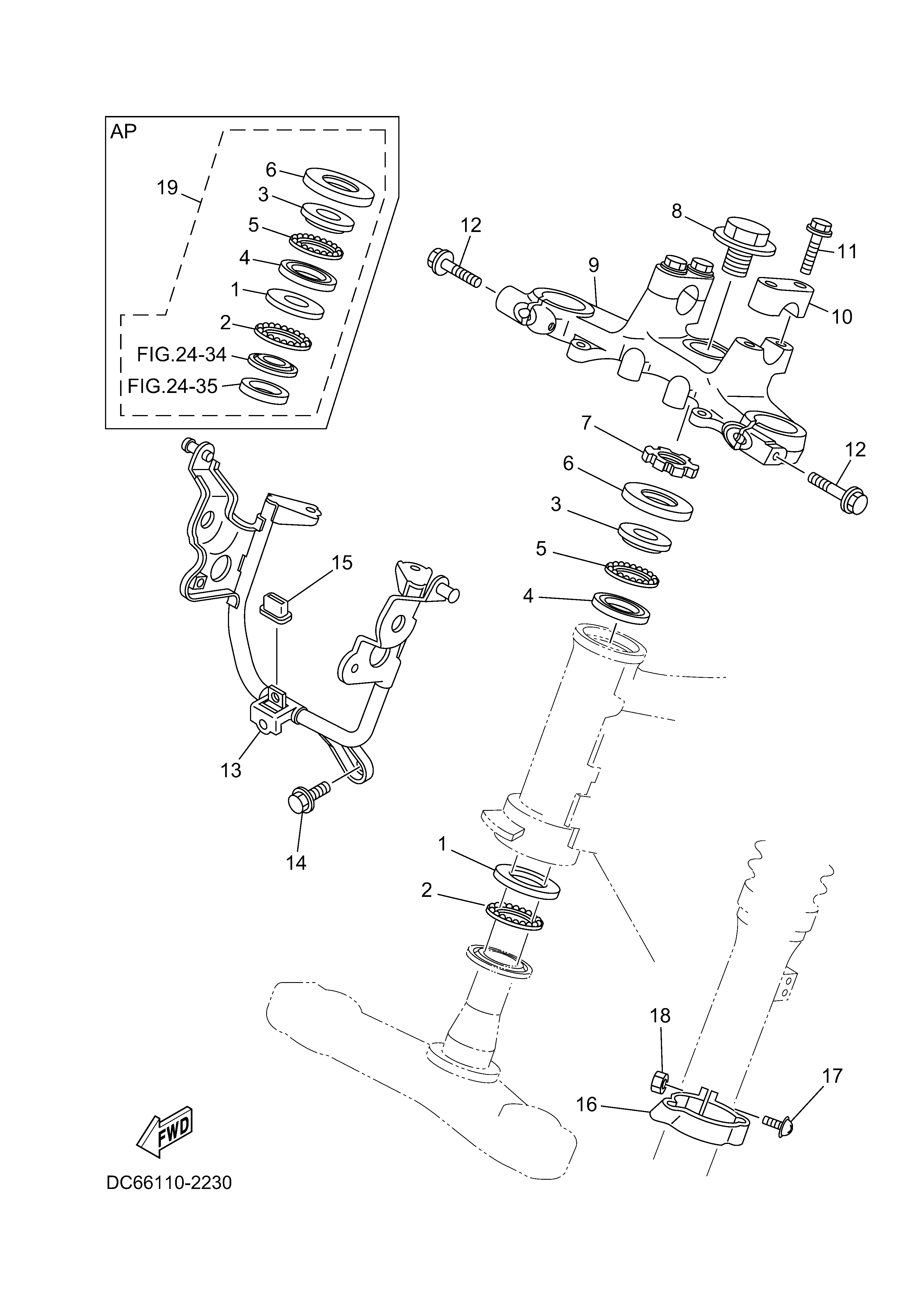 STEERING Diagram terurai