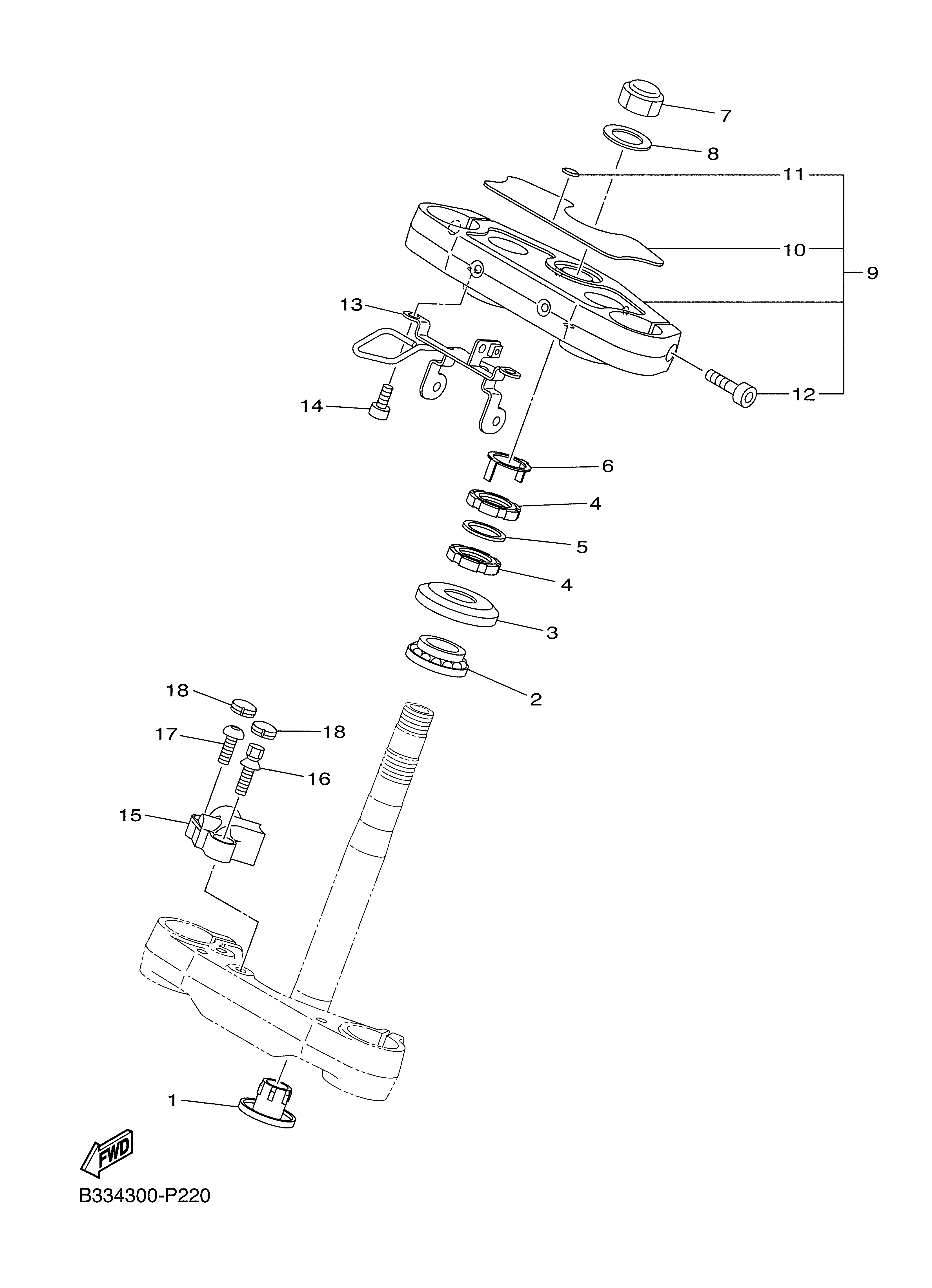STEERING Exploded diagrams