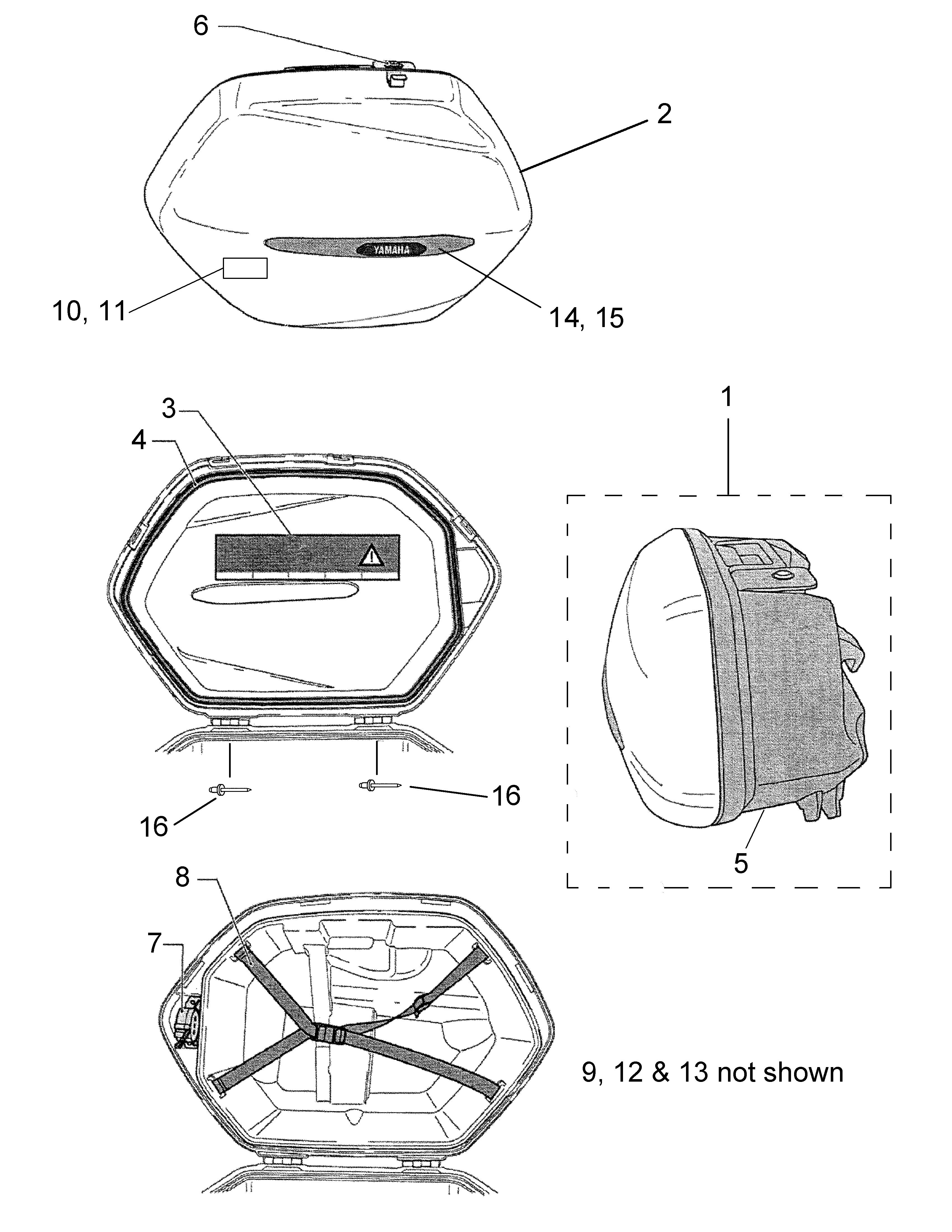 SADDLEBAGS 爆炸图
