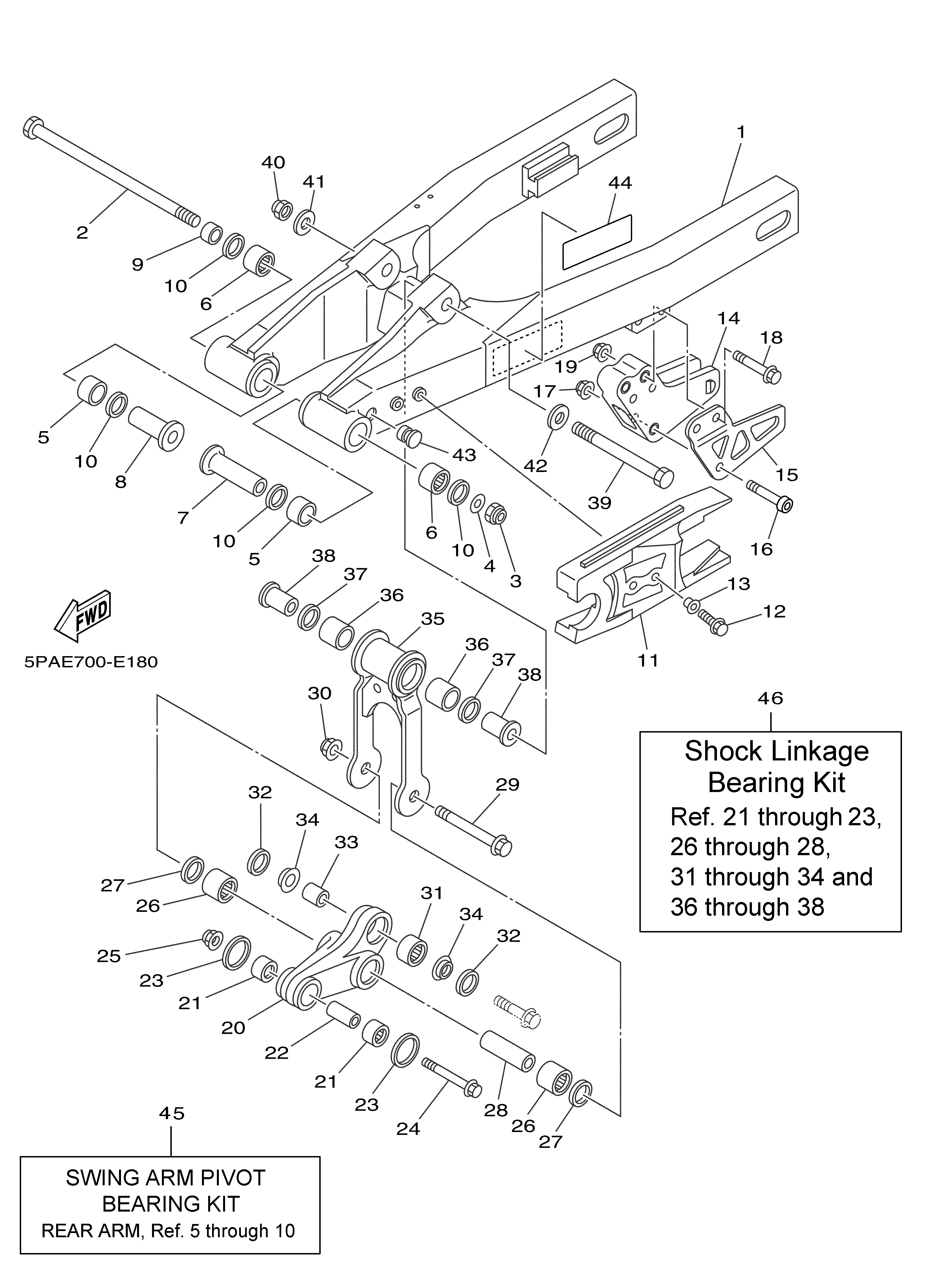 REAR ARM Despieces