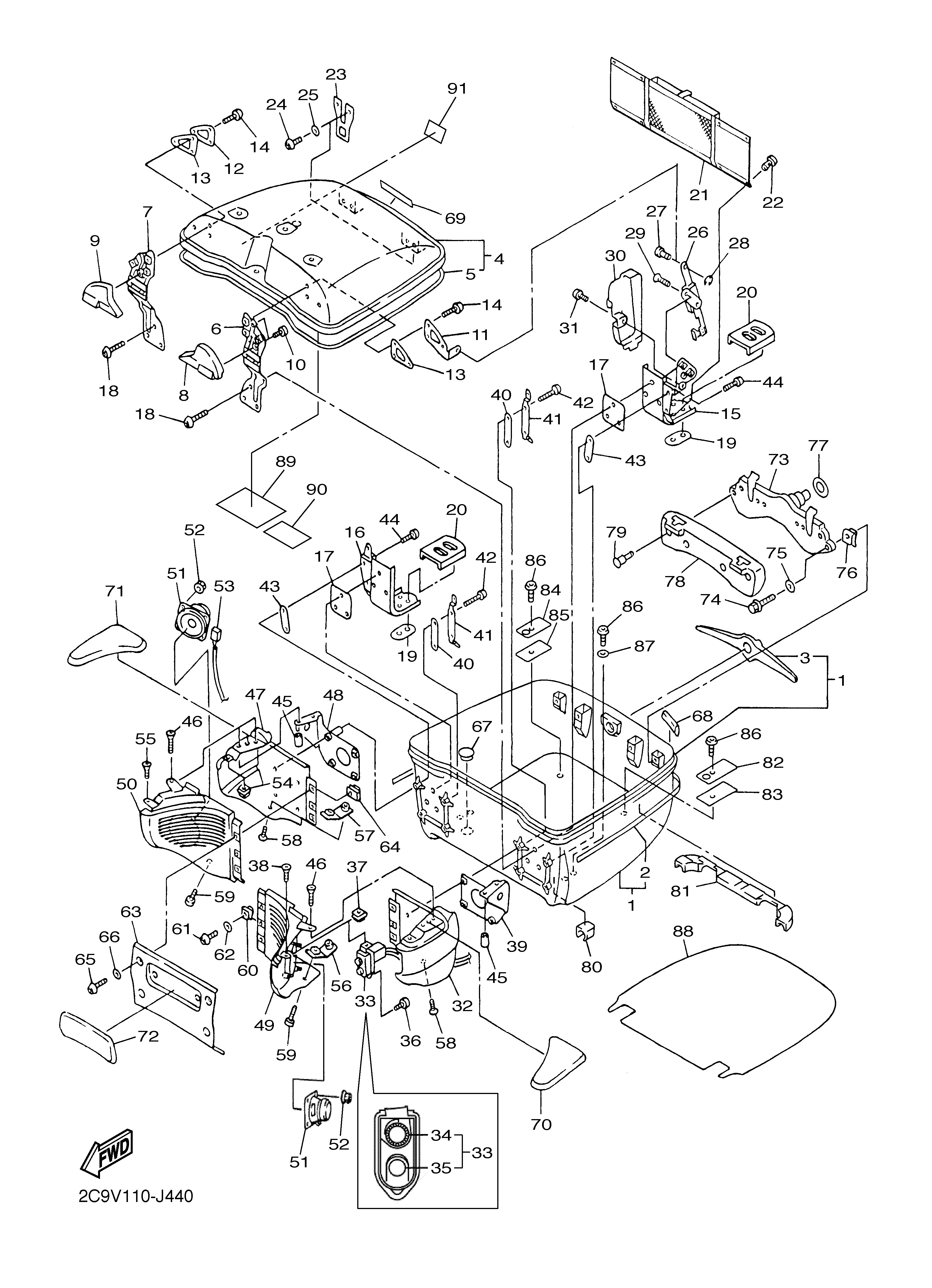 TRAVEL BAG Exploded diagrams