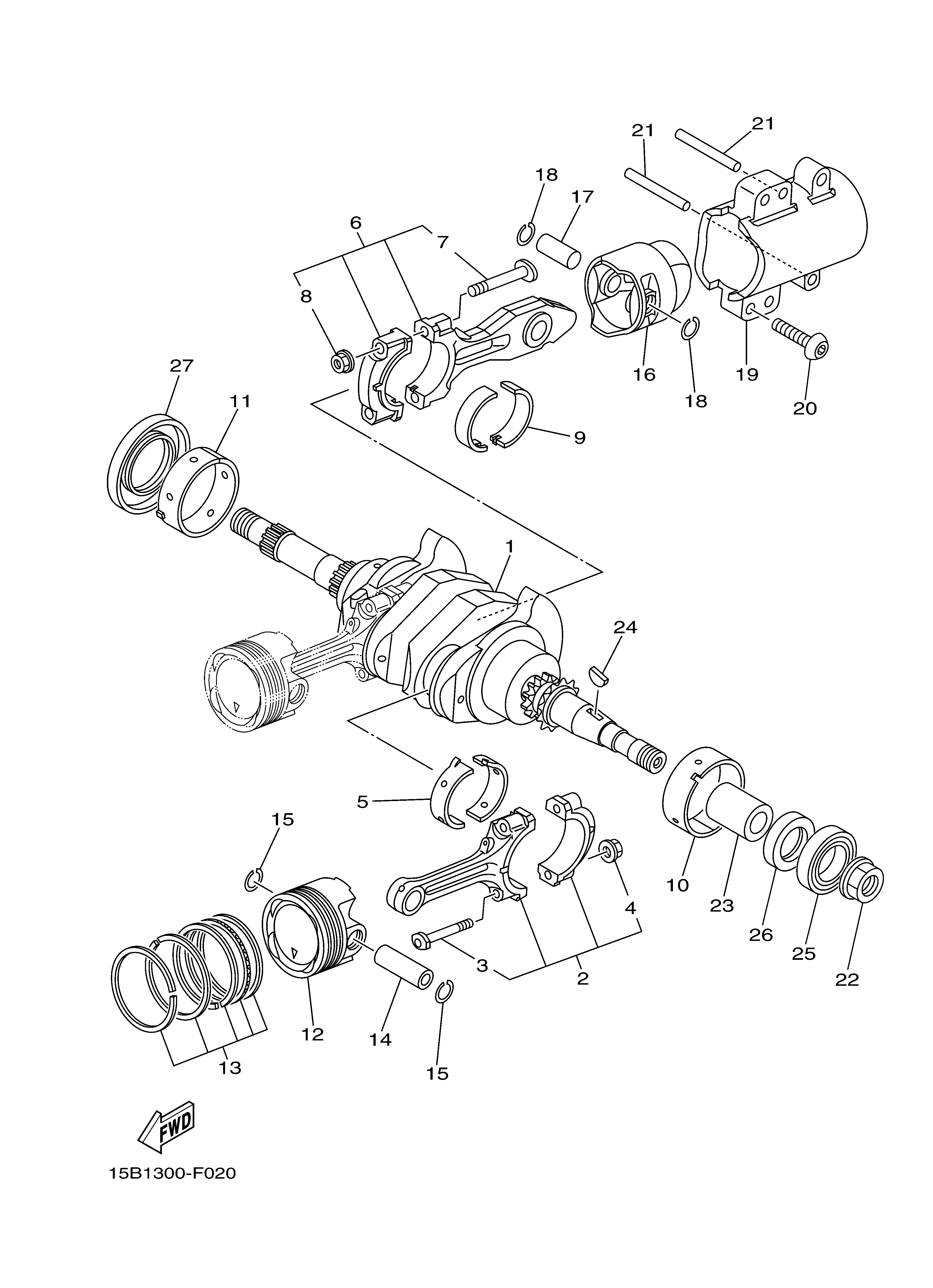 CRANKSHAFT PISTON Despieces