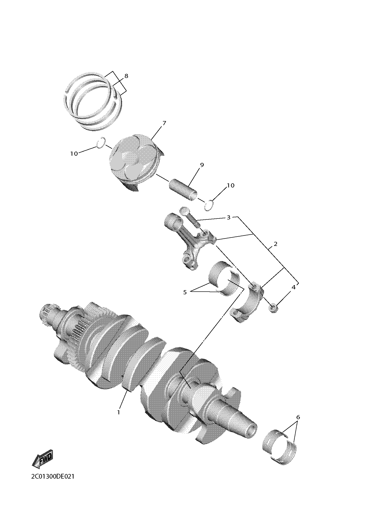 CRANKSHAFT & PISTON Despieces