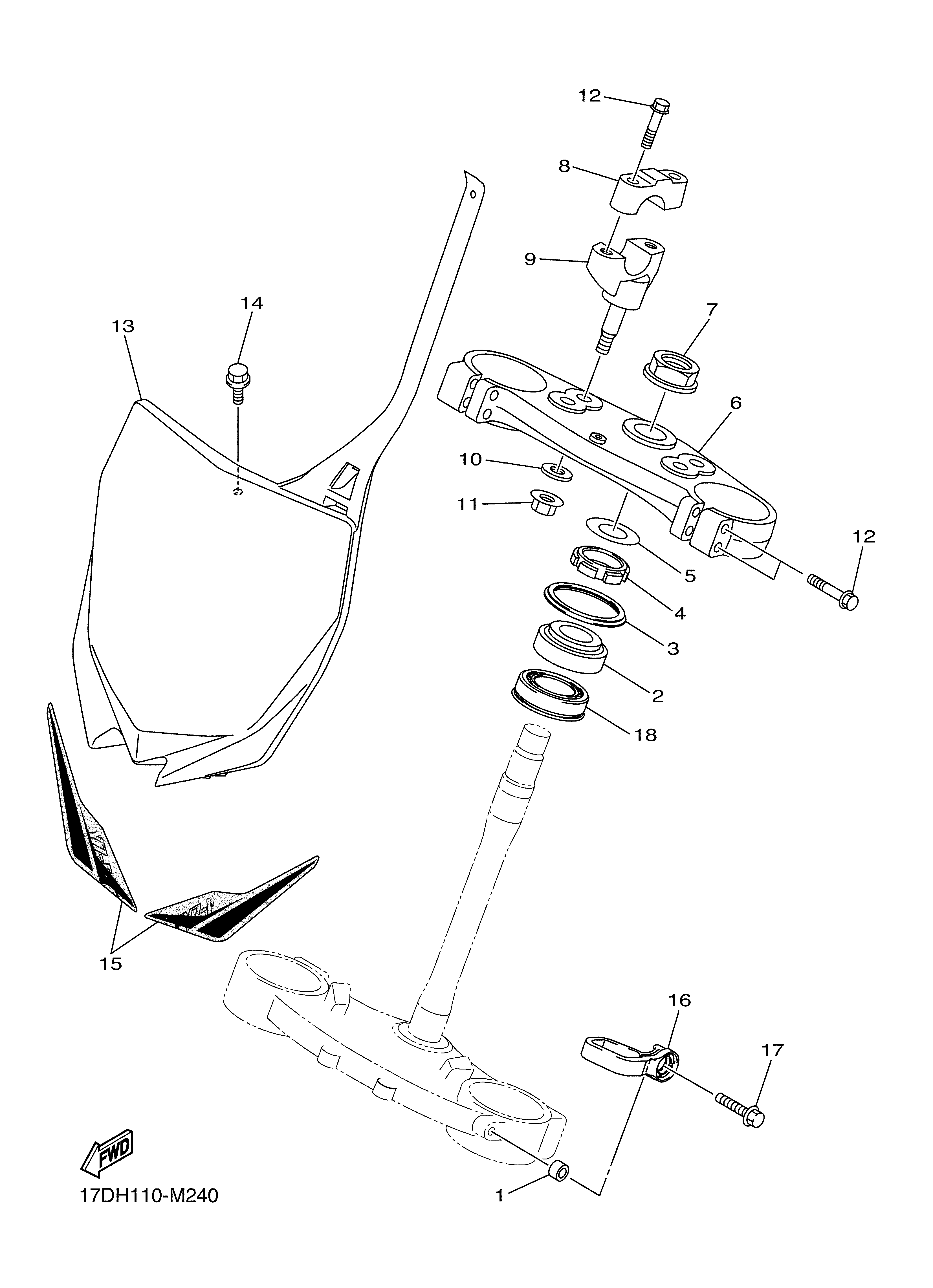 STEERING ภาพแยกชิ้นส่วน