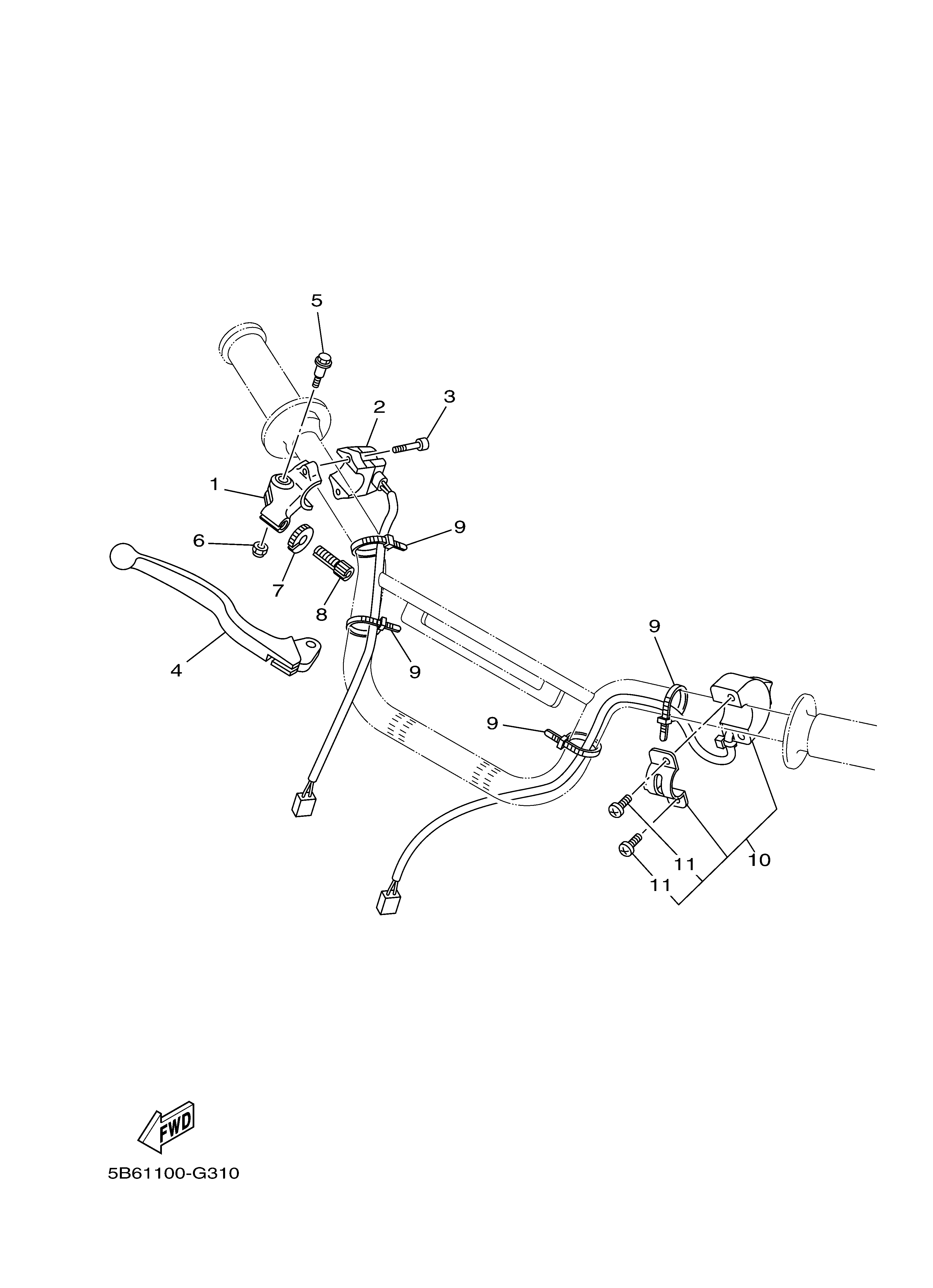 HANDLE SWITCH & LEVER ภาพแยกชิ้นส่วน
