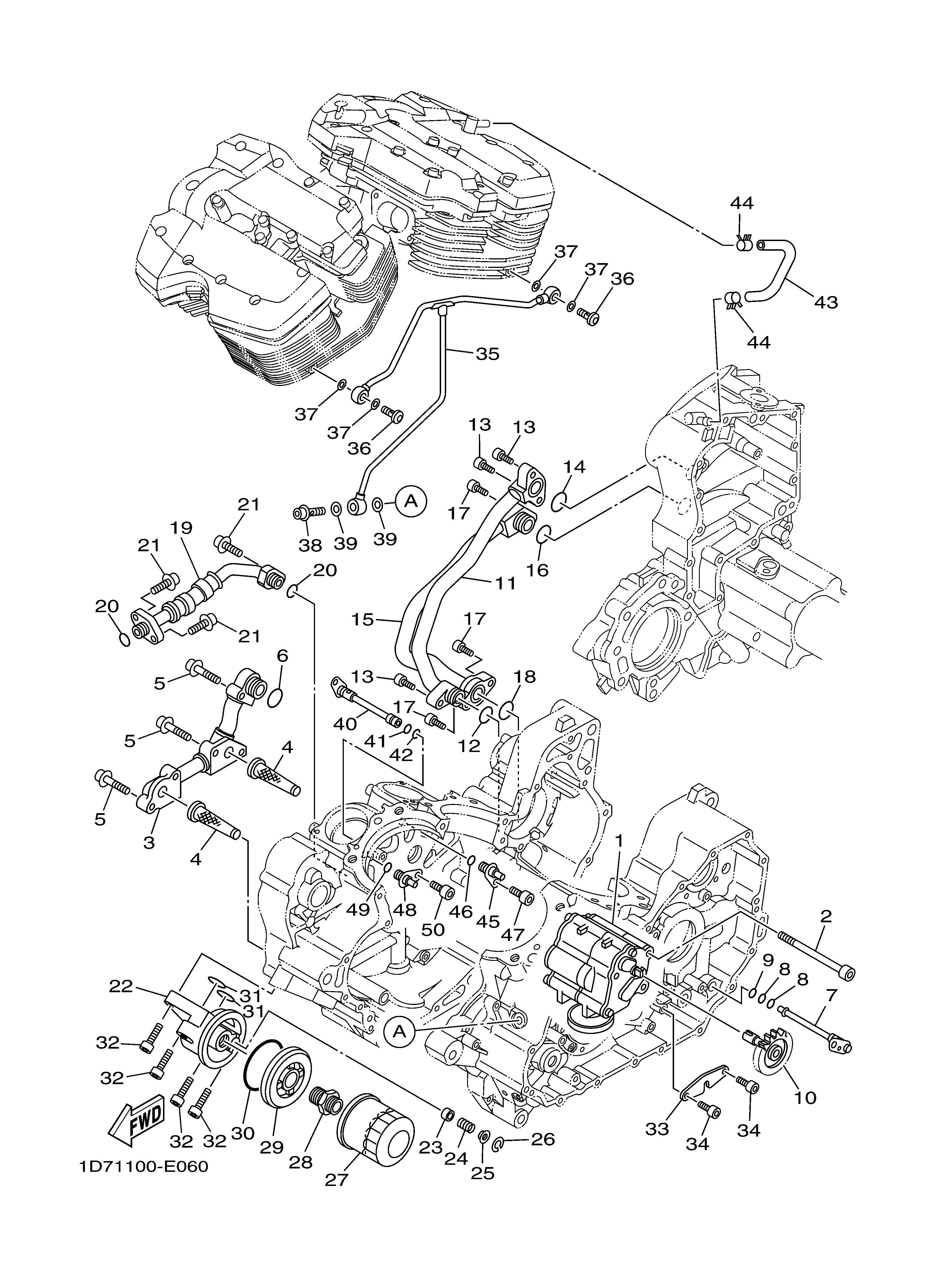 OIL PUMP Diagram terurai