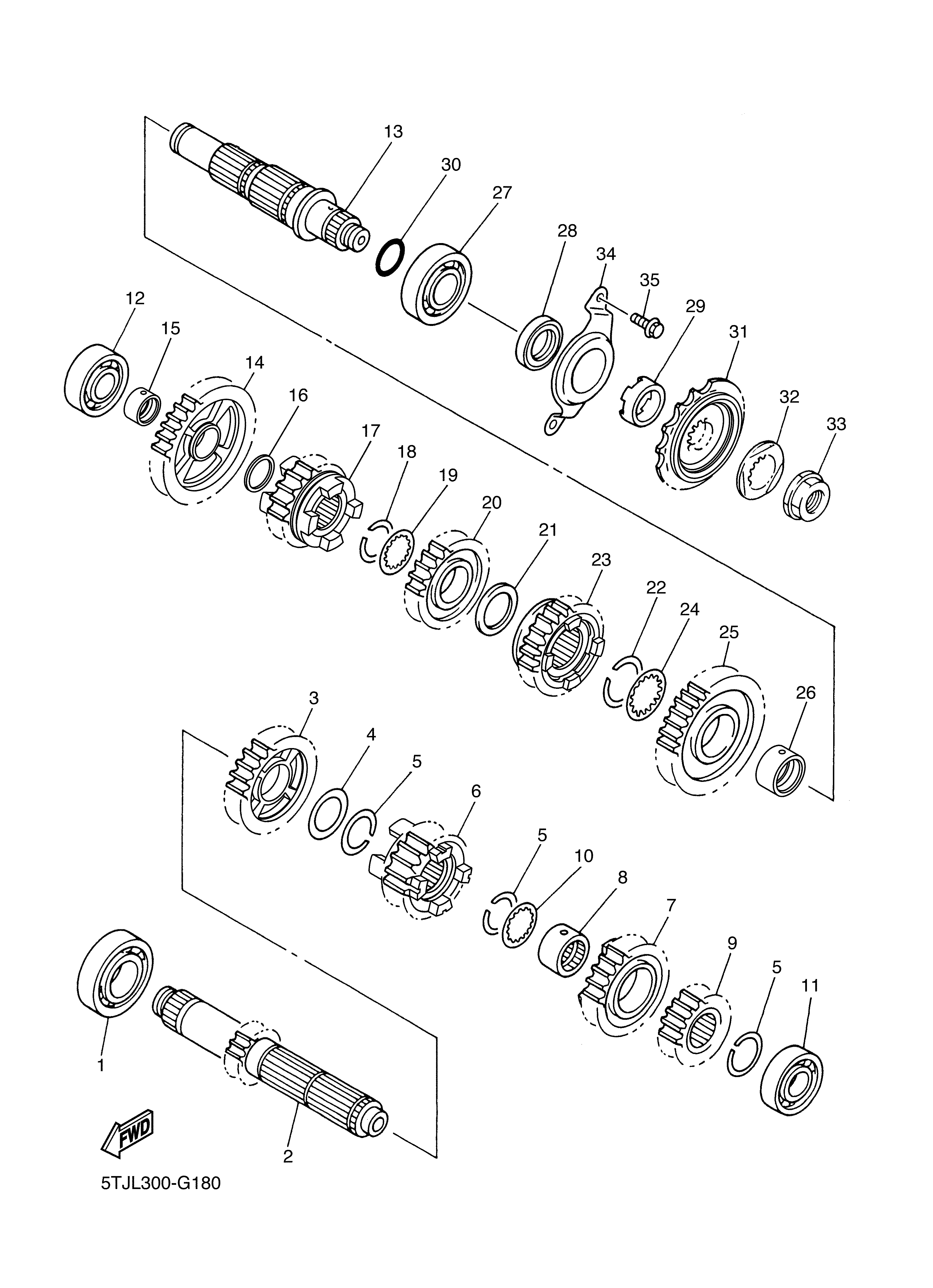 TRANSMISSION Diagram terurai