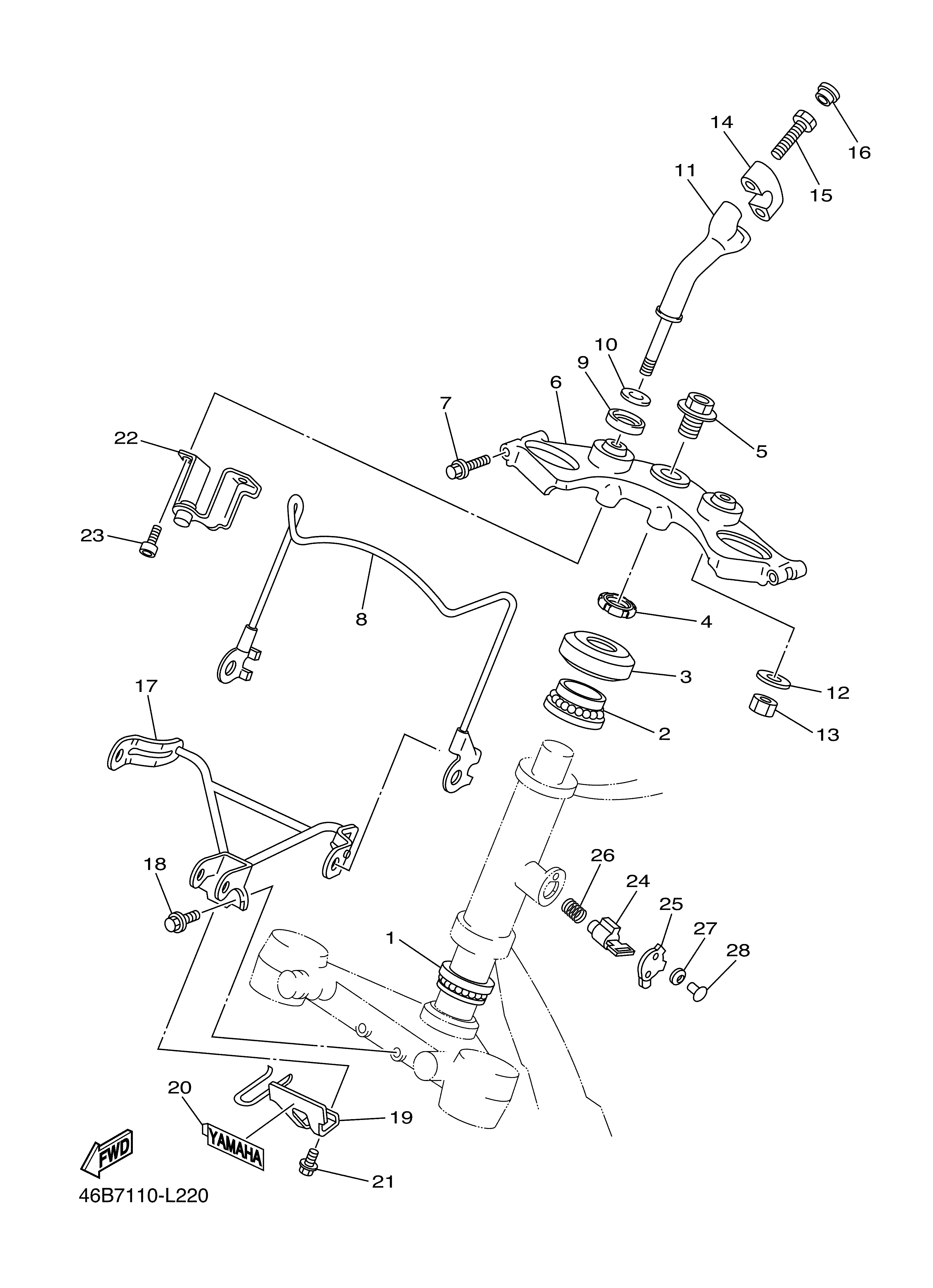 STEERING Sơ đồ tách chi tiết