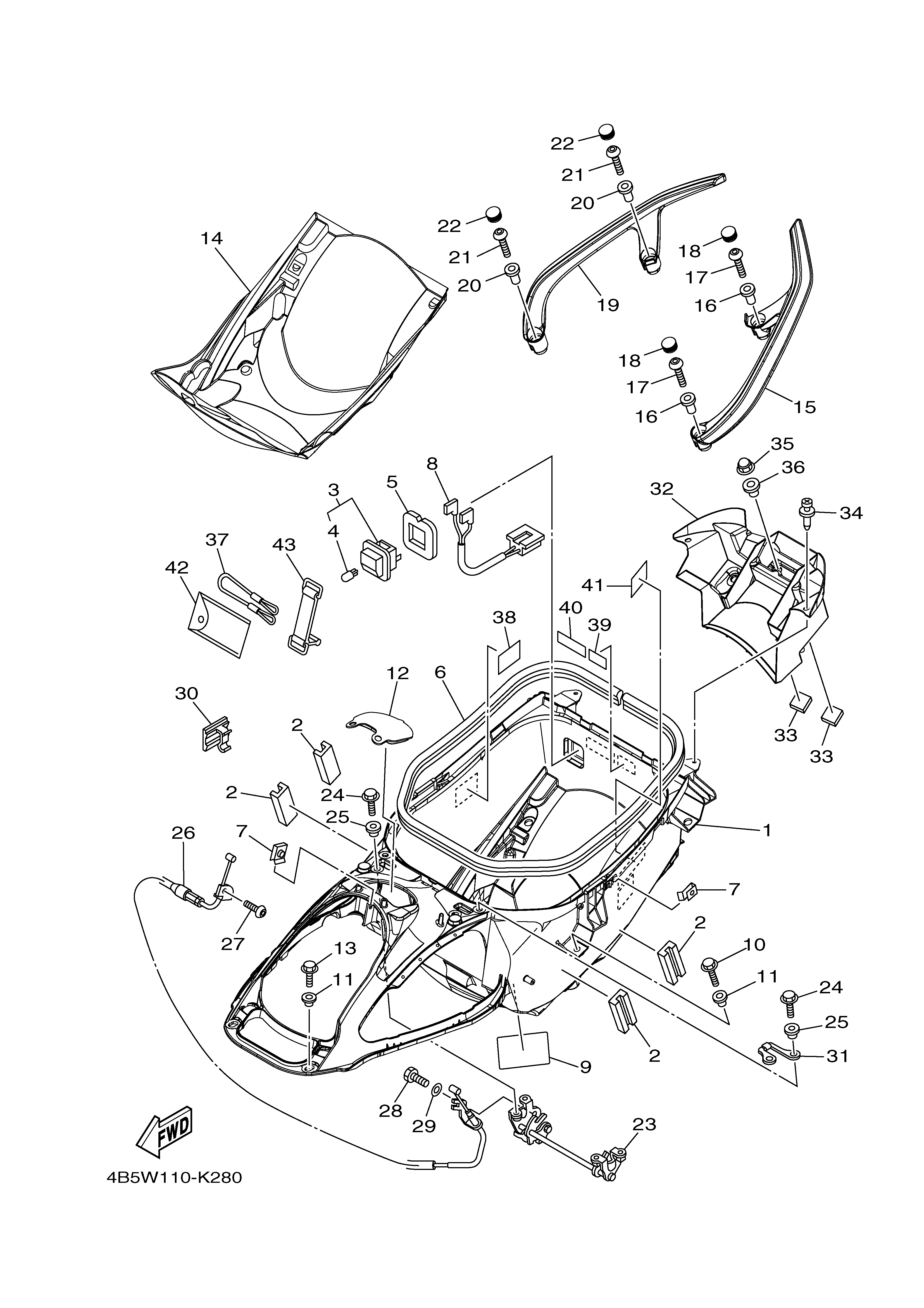 SEAT 2 Diagram terurai