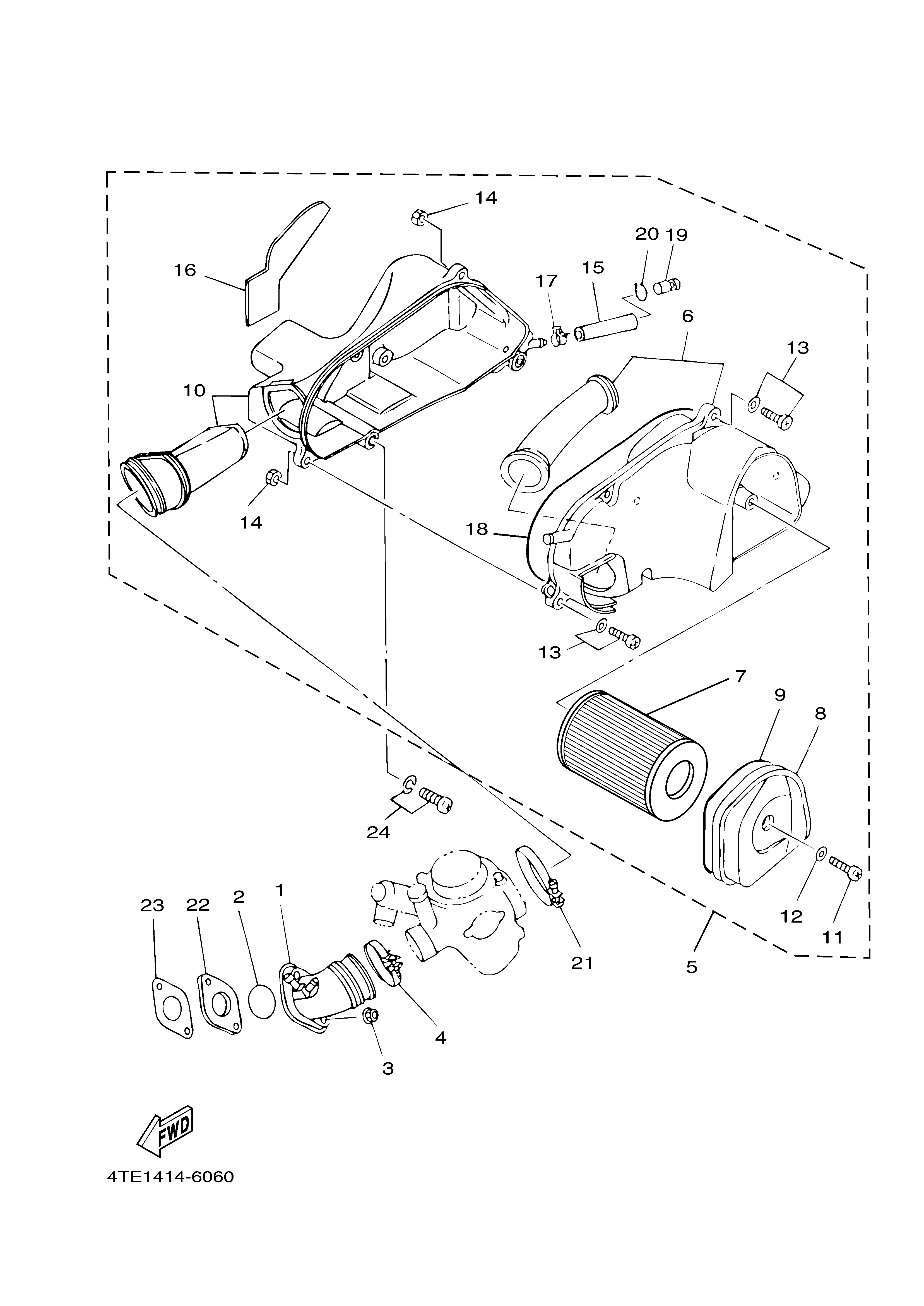 INTAKE Diagram terurai