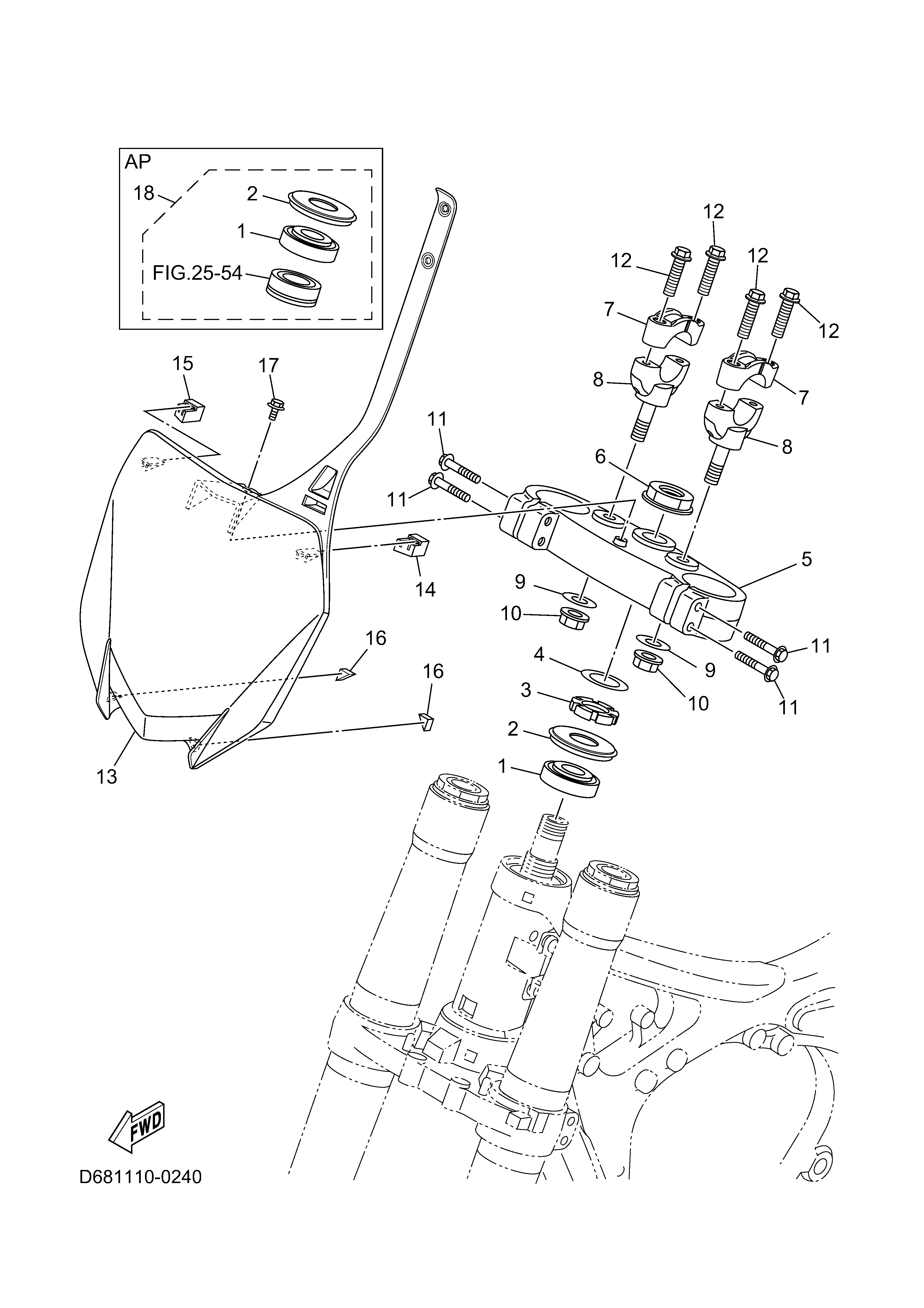 STEERING ภาพแยกชิ้นส่วน