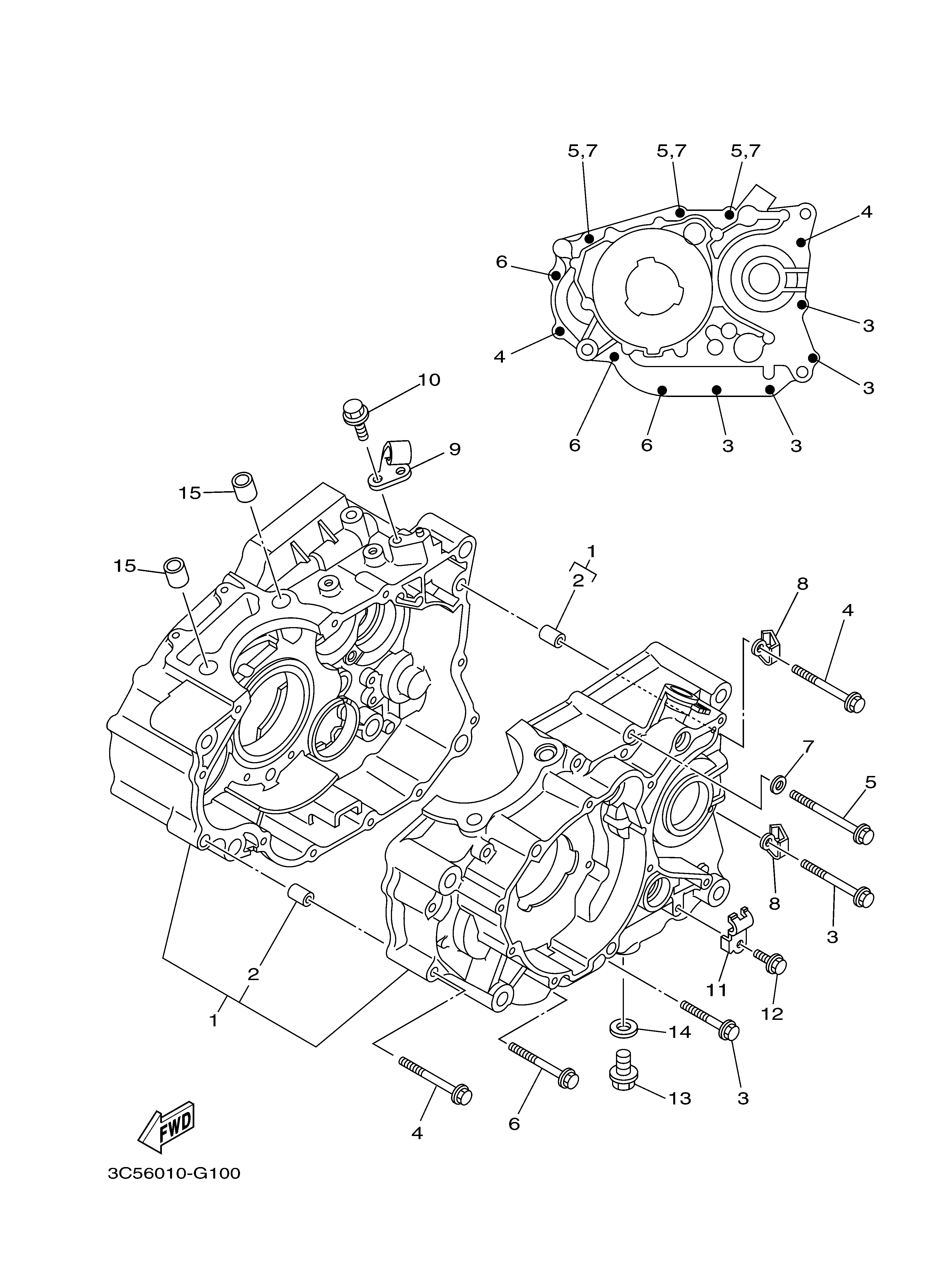 CRANKCASE Despieces