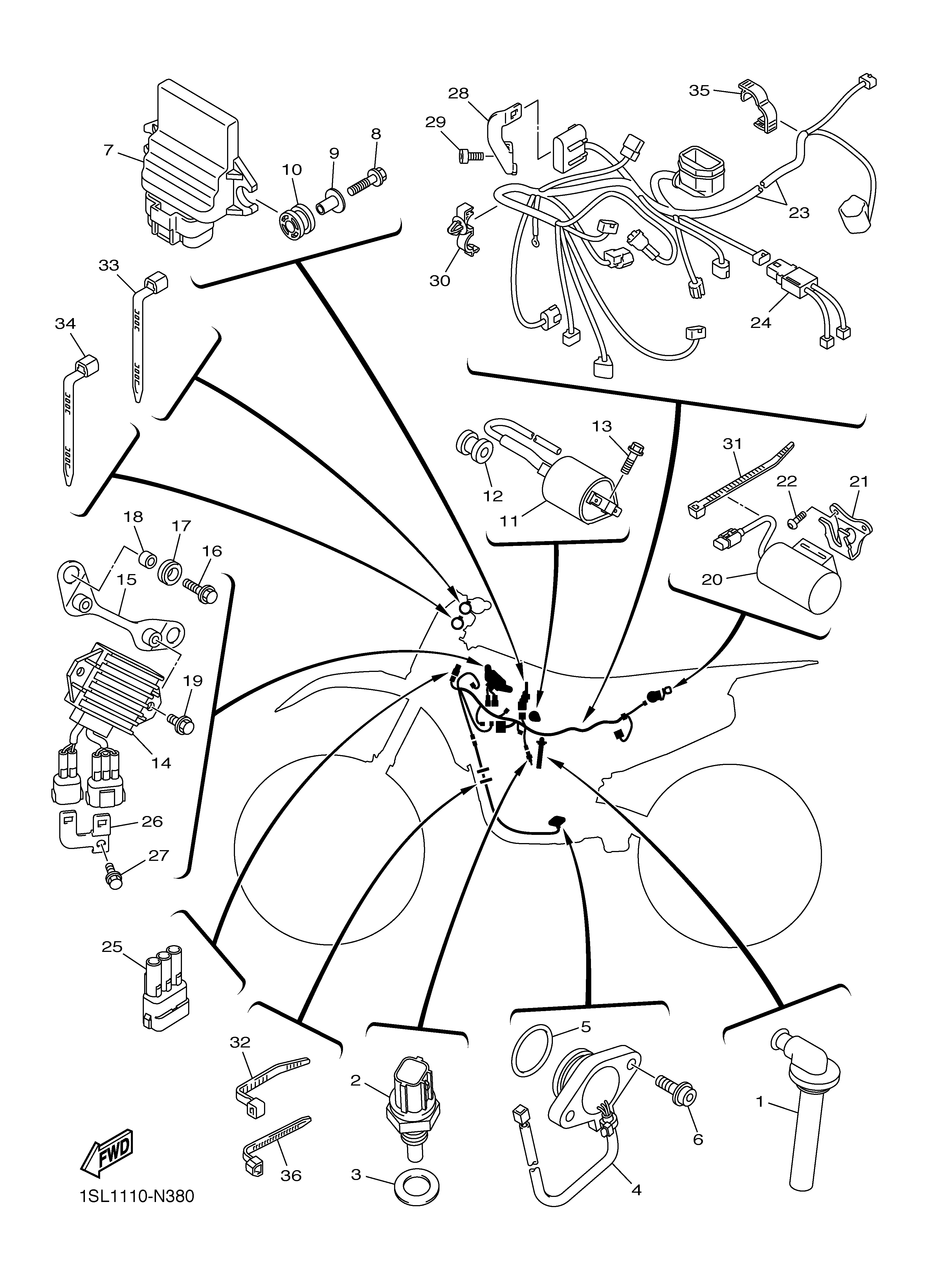 ELECTRICAL 1 Exploded diagrams