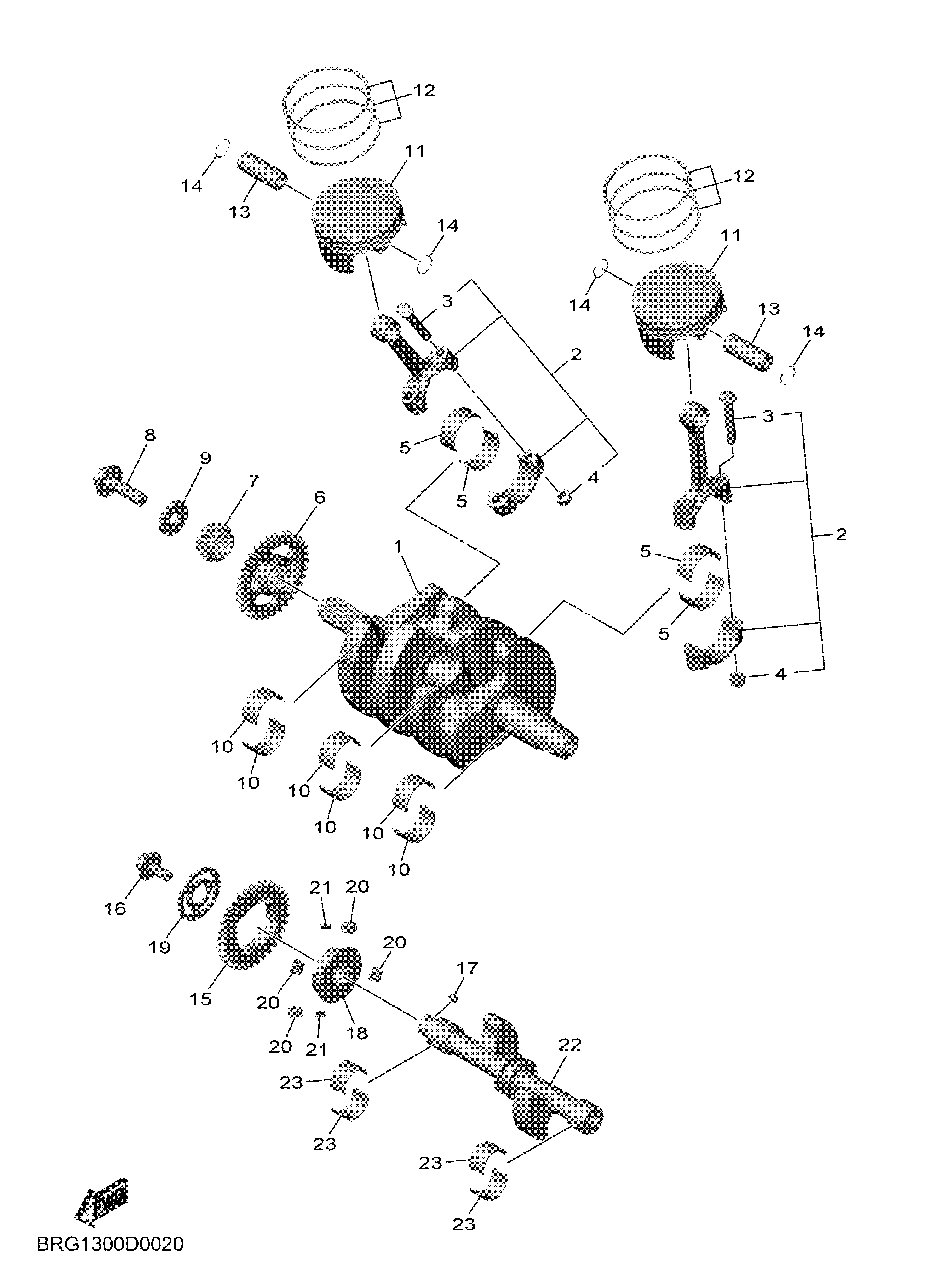 CRANKSHAFT & PISTON Despieces