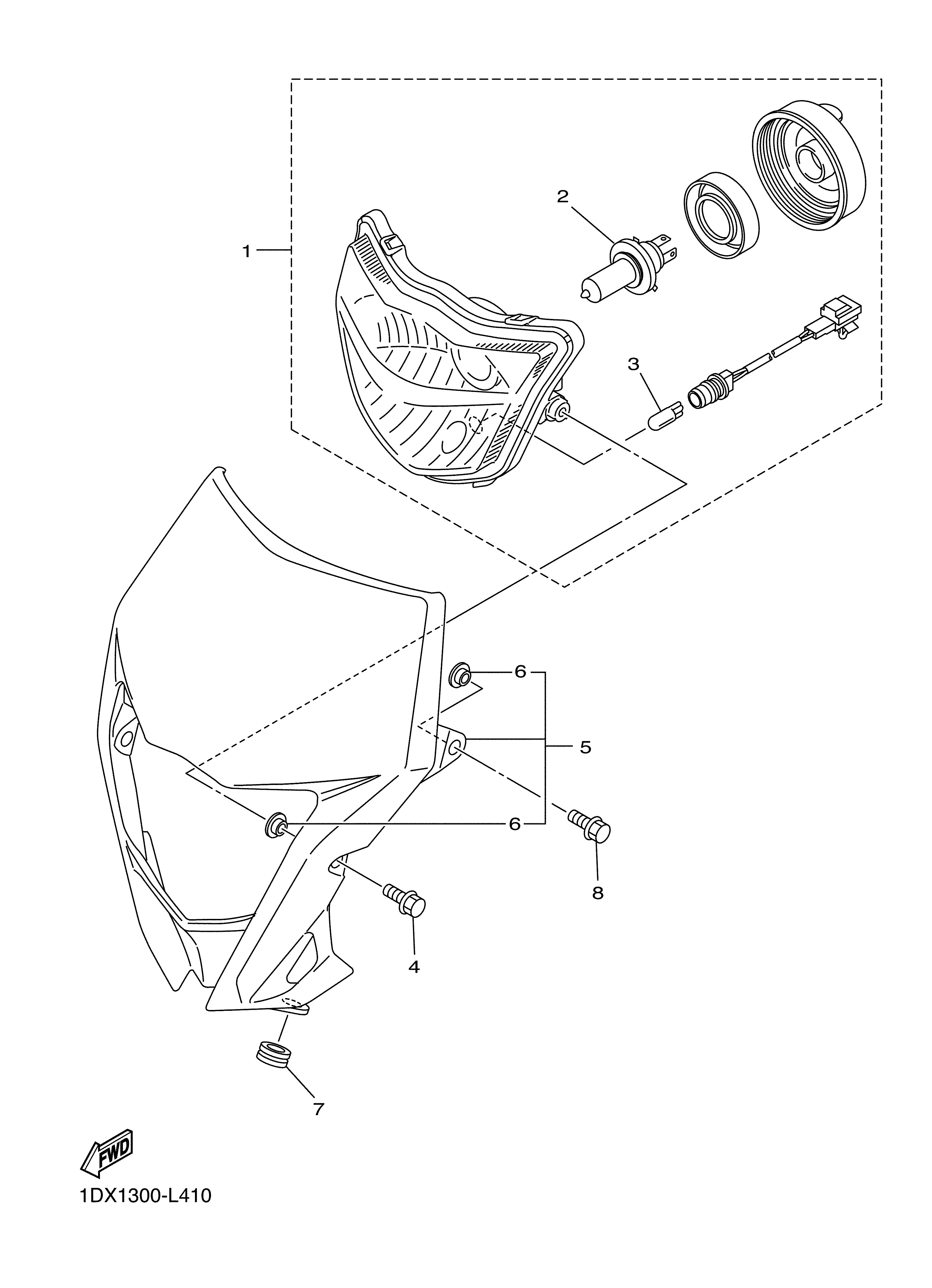 HEADLIGHT Despieces