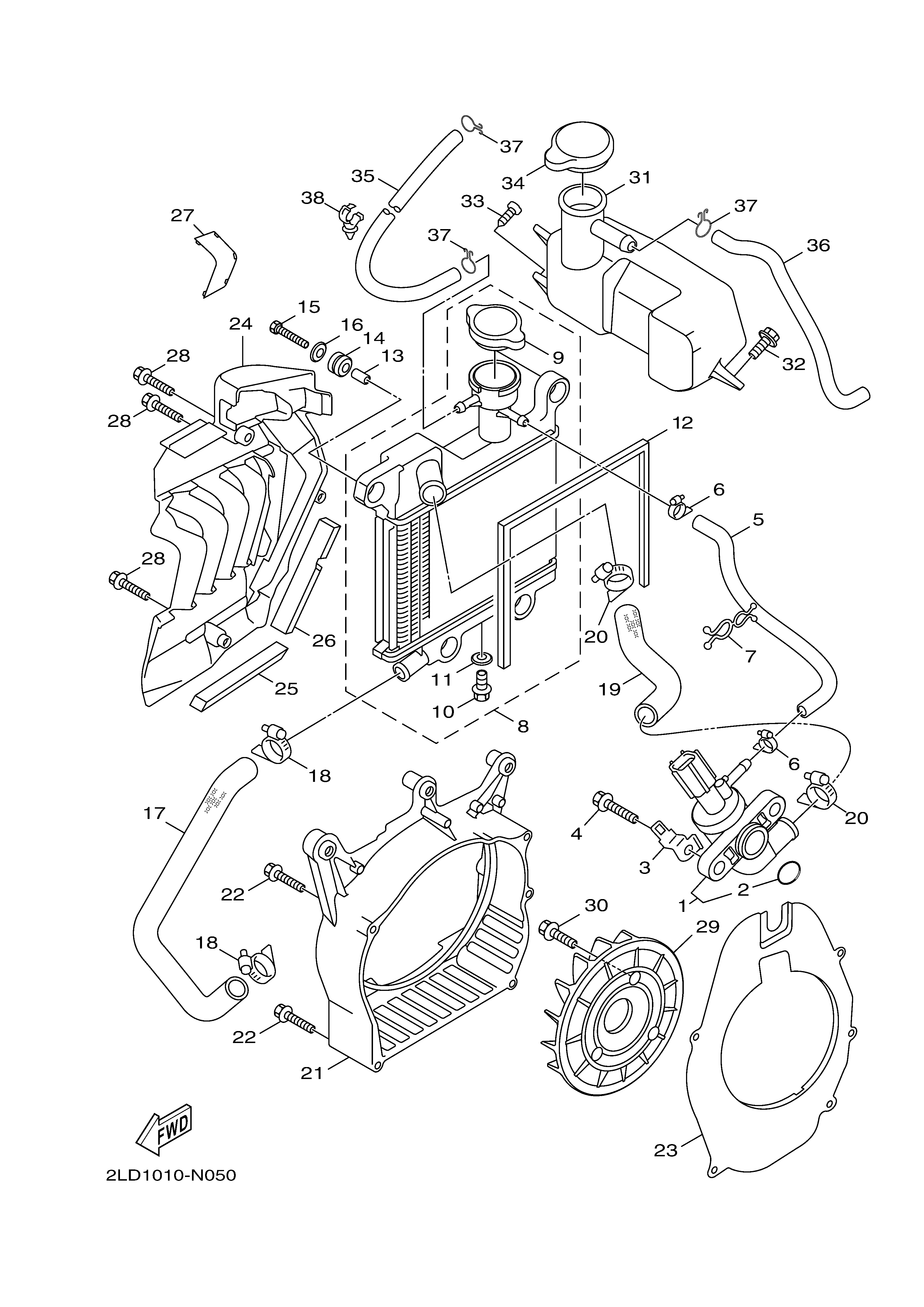 RADIATOR HOSE Despieces