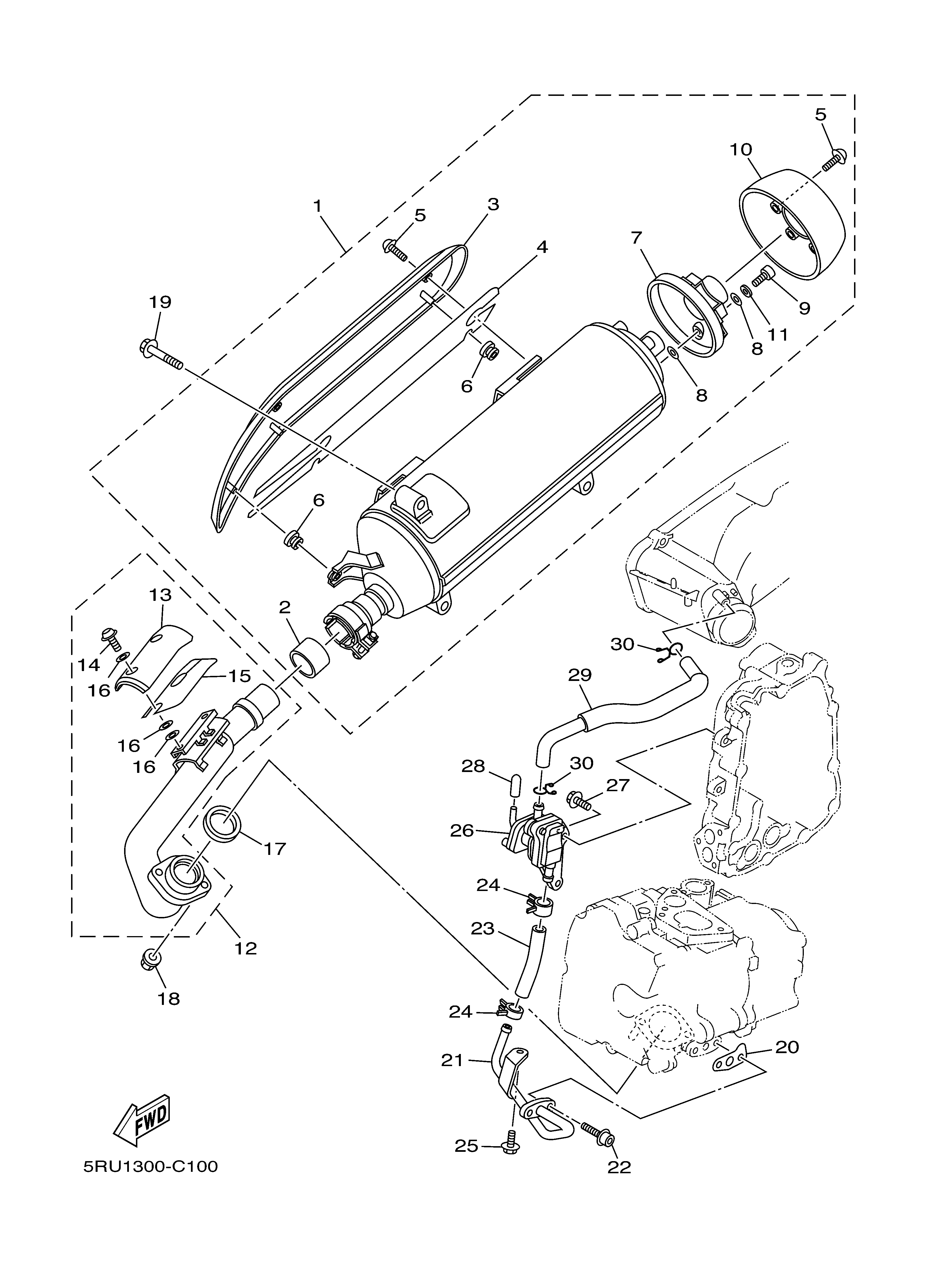 EXHAUST Despieces