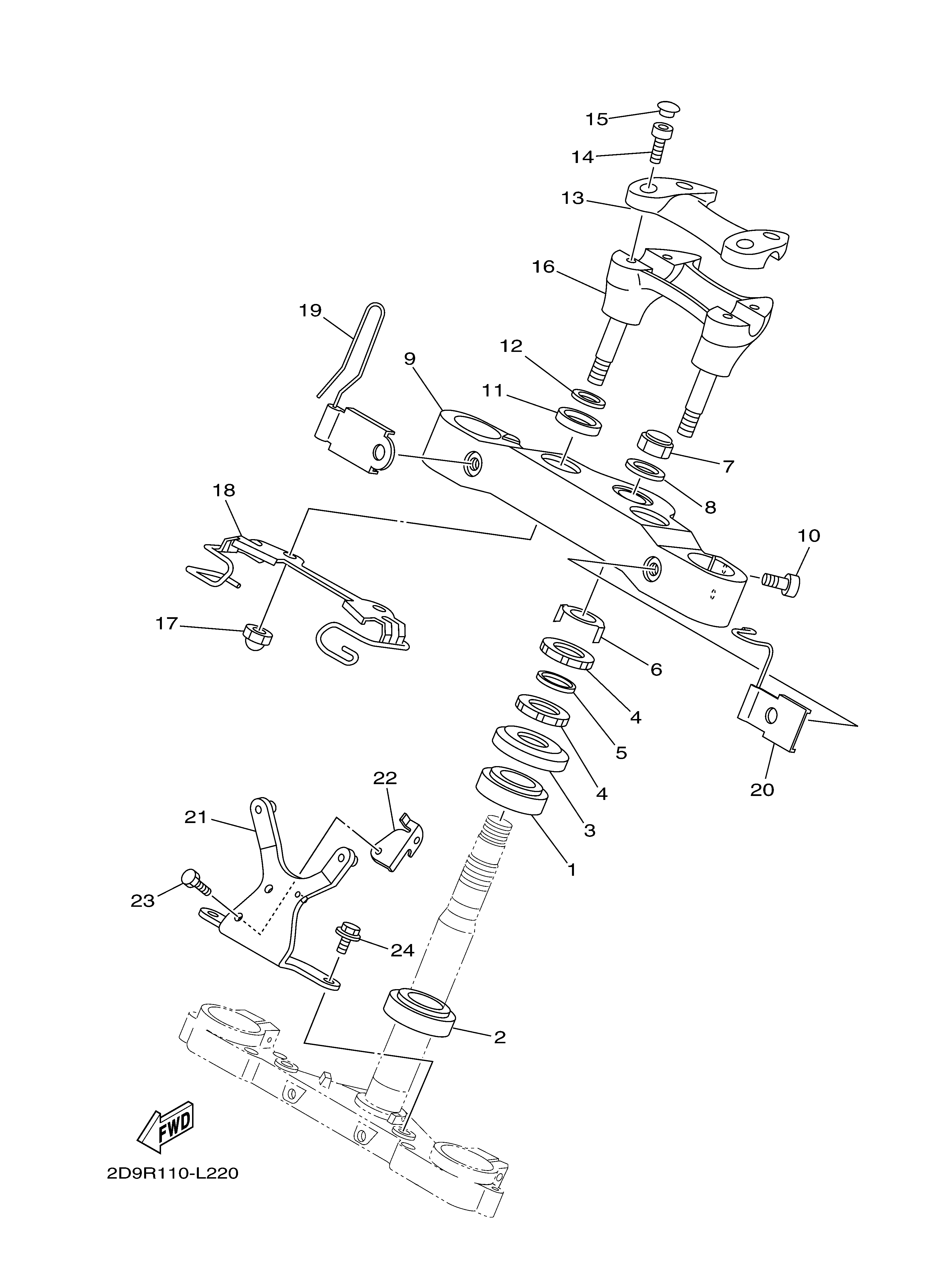 STEERING ภาพแยกชิ้นส่วน
