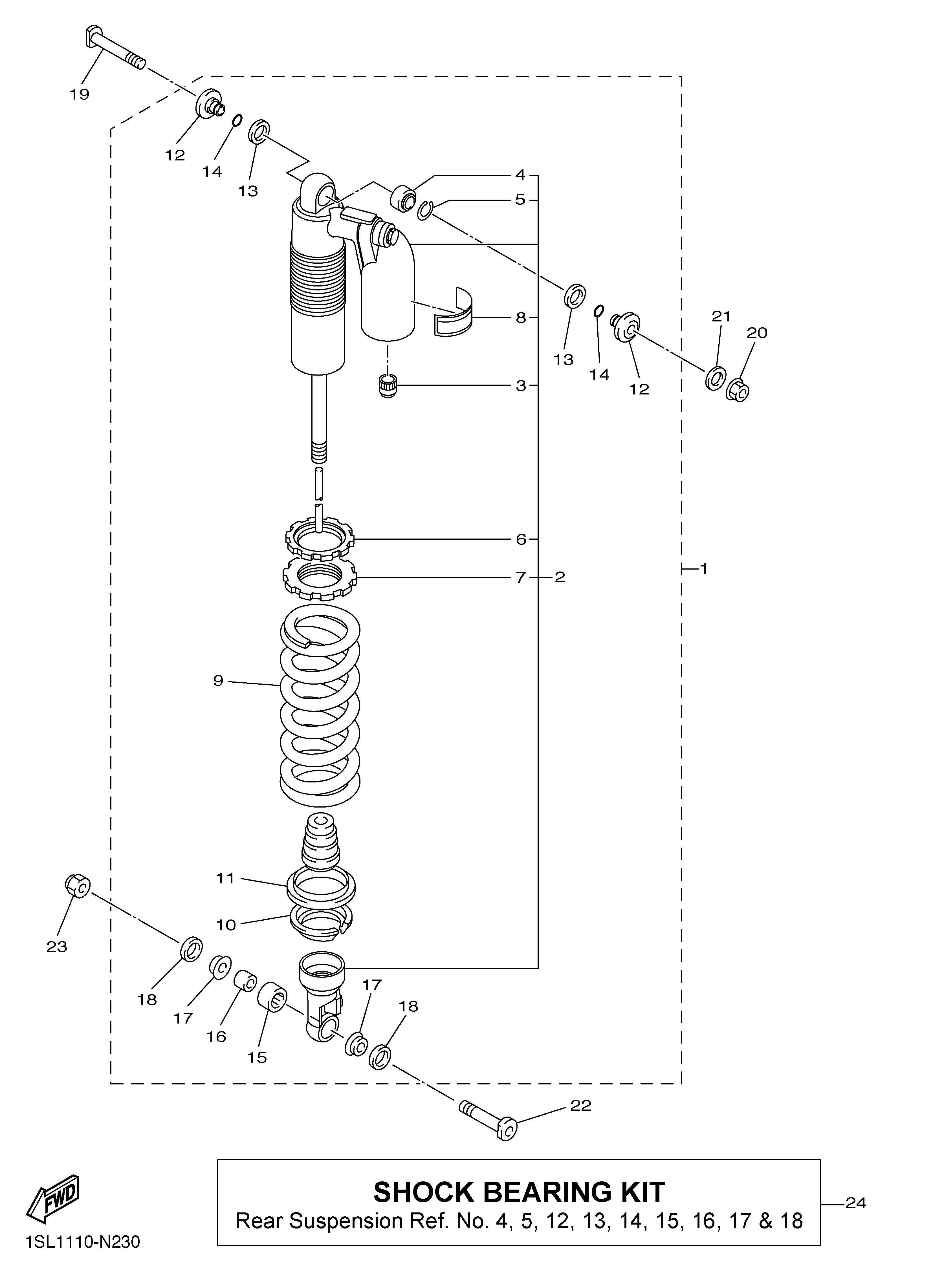 REAR SUSPENSION Despieces