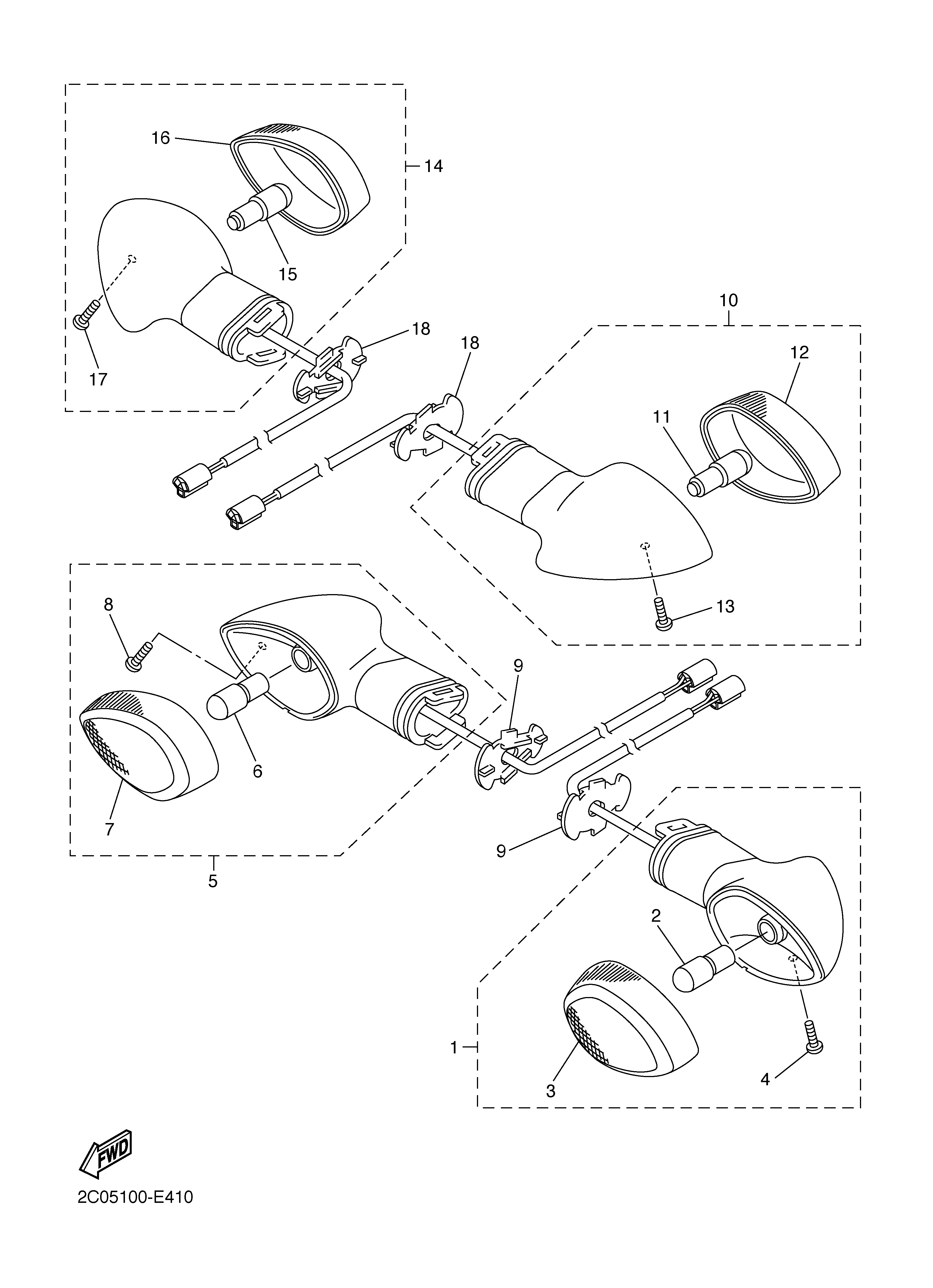 FLASHER LIGHT Diagram terurai