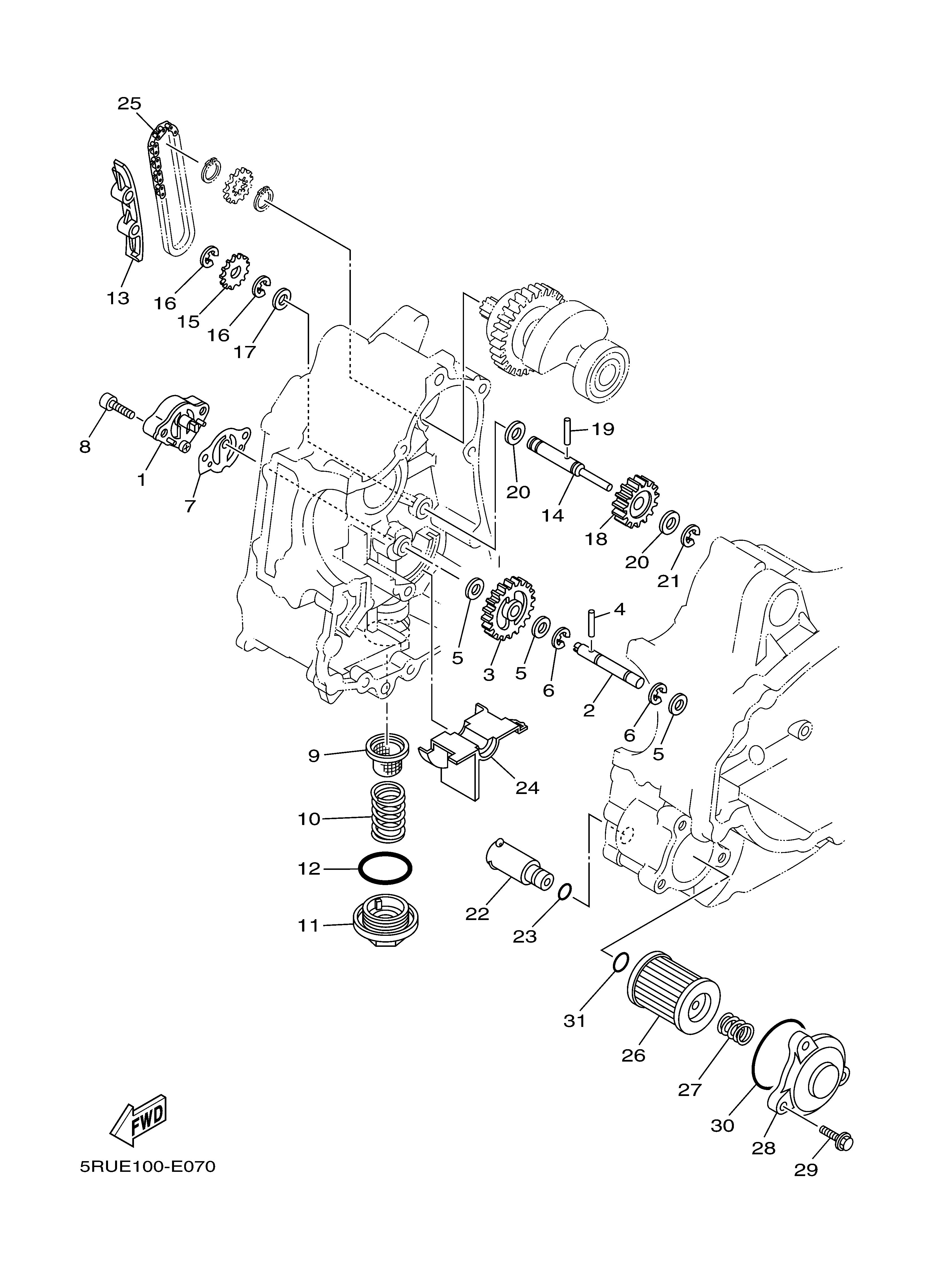 OIL PUMP Exploded diagrams