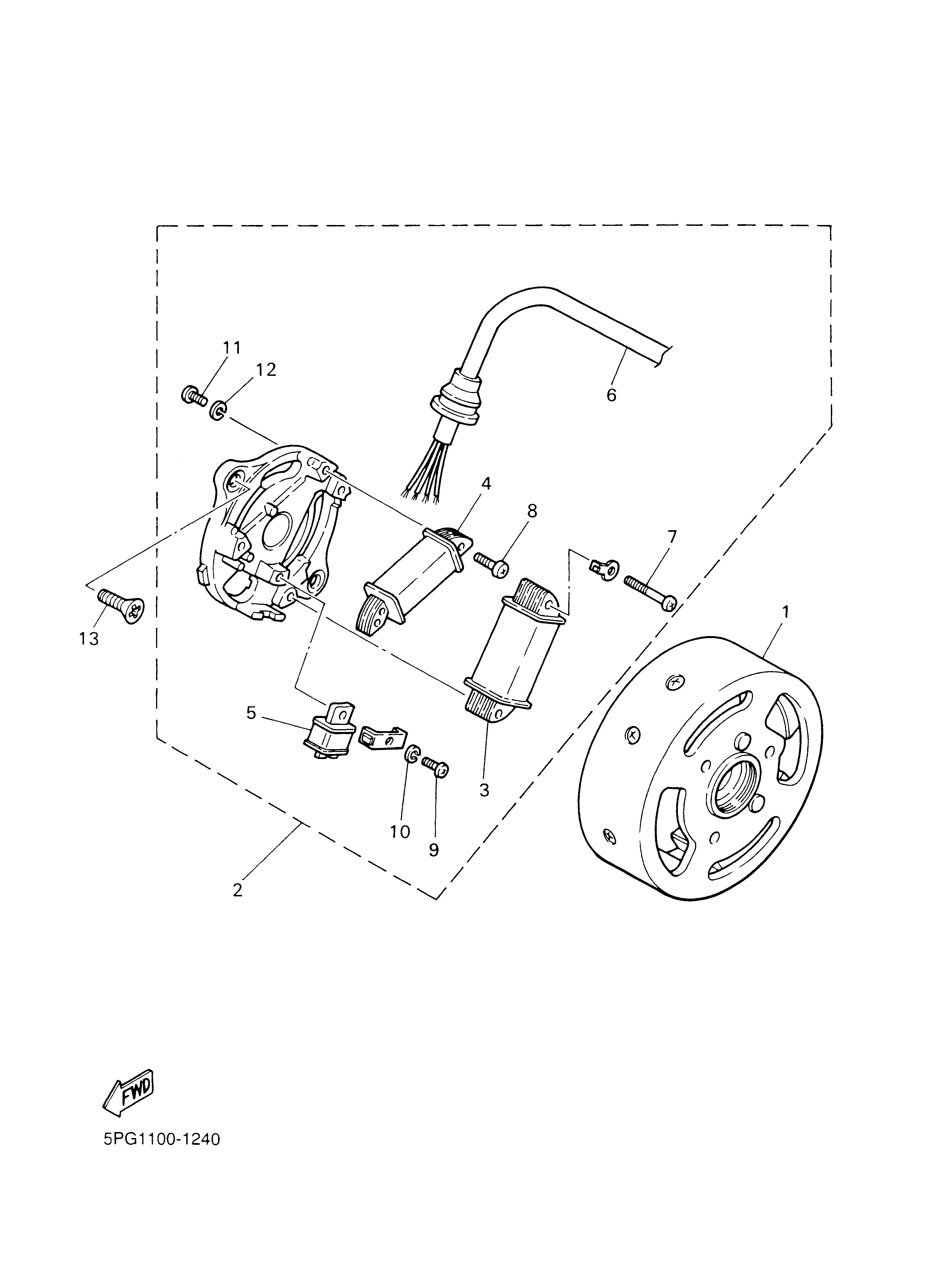 GENERATOR Exploded diagrams