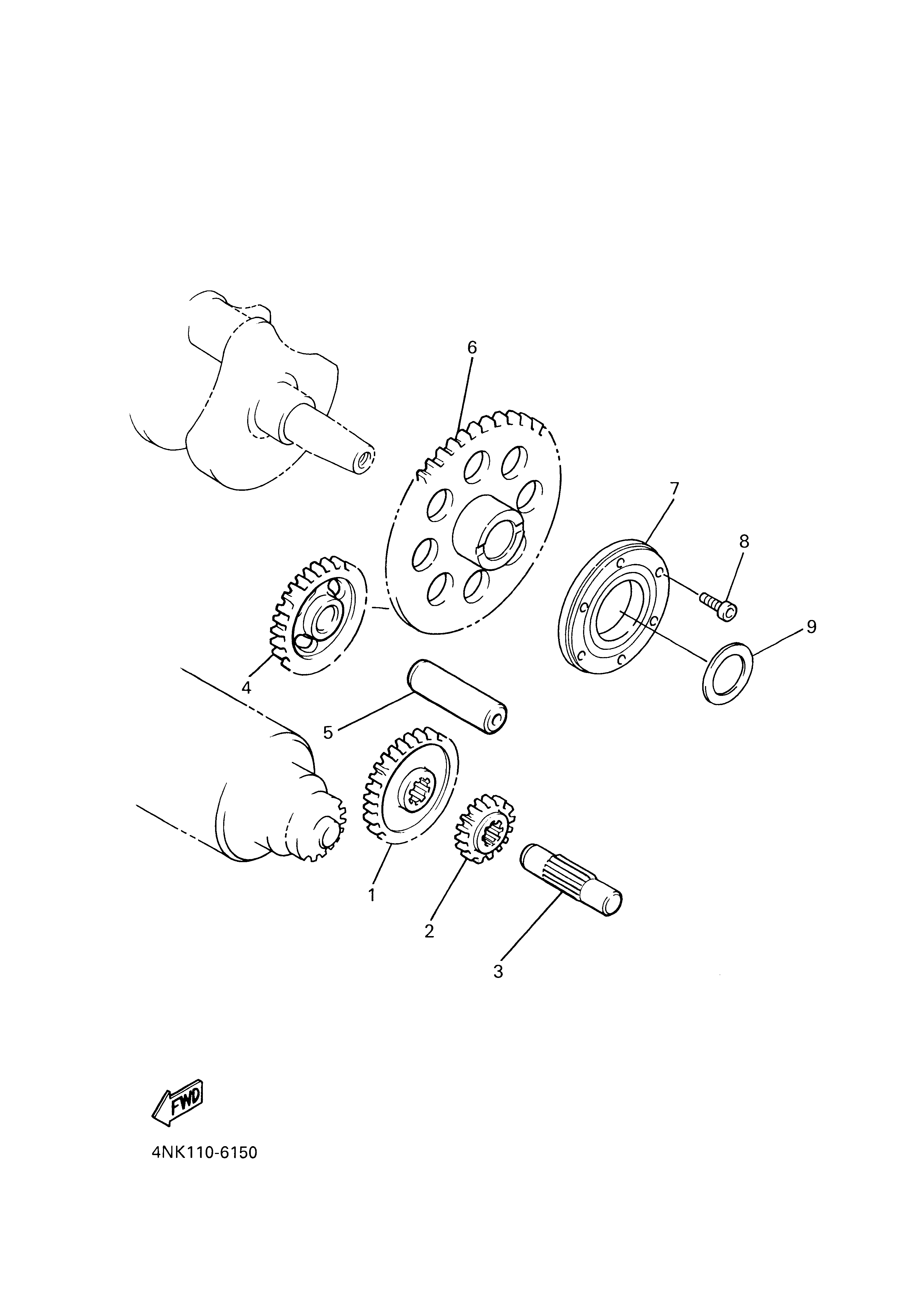 STARTER CLUTCH Sơ đồ tách chi tiết