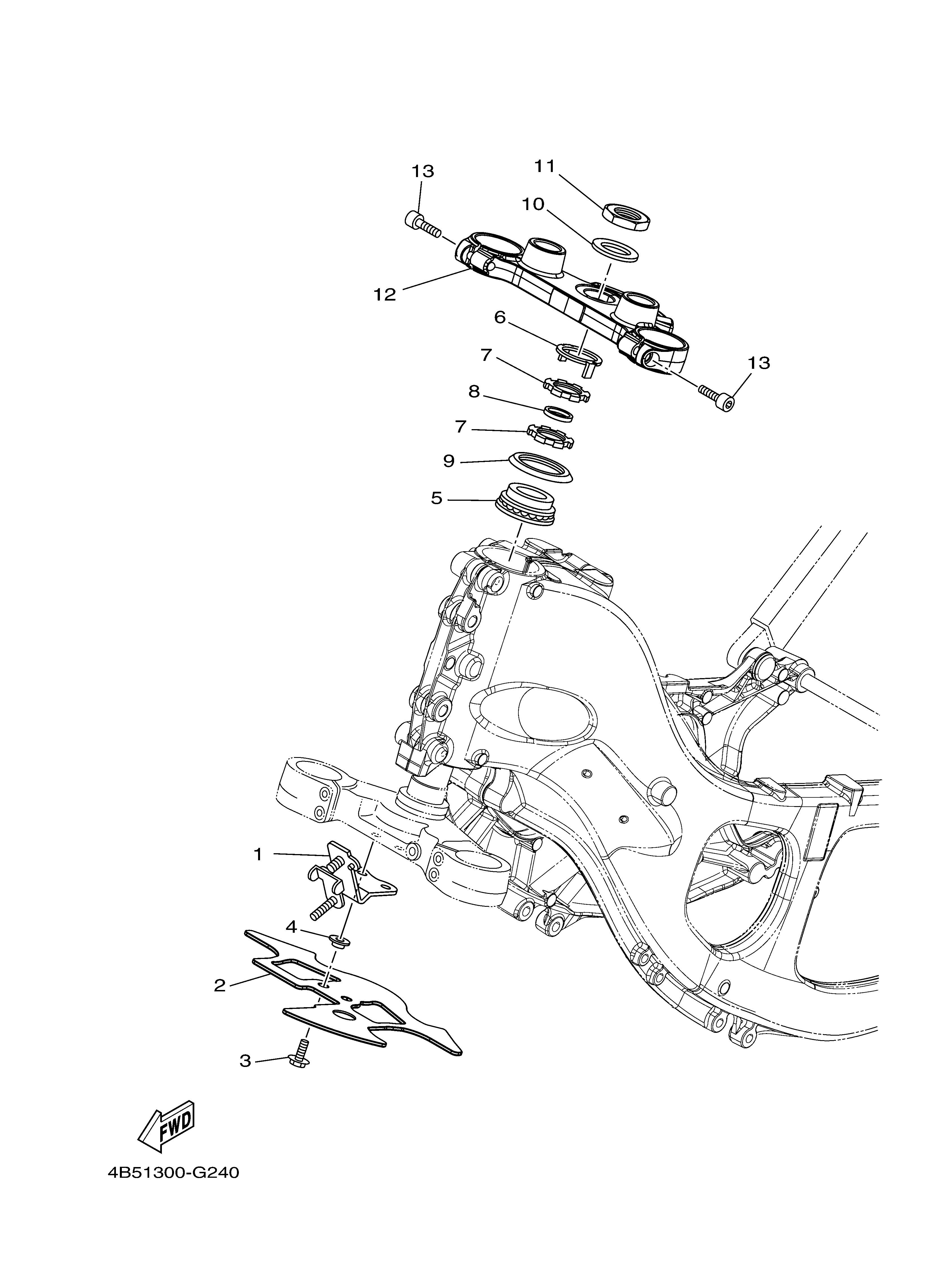 STEERING Sơ đồ tách chi tiết