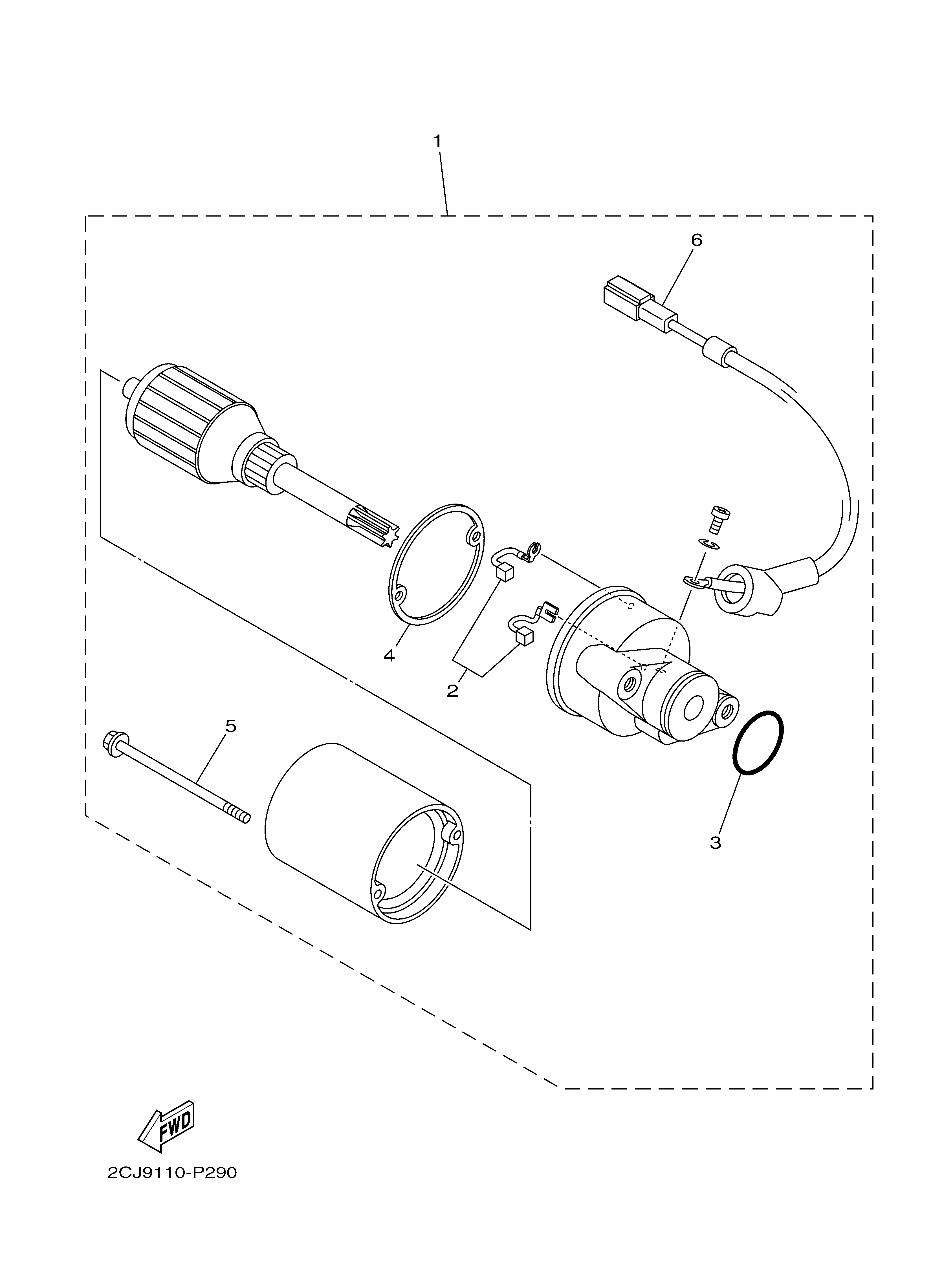 STARTING MOTOR Despieces