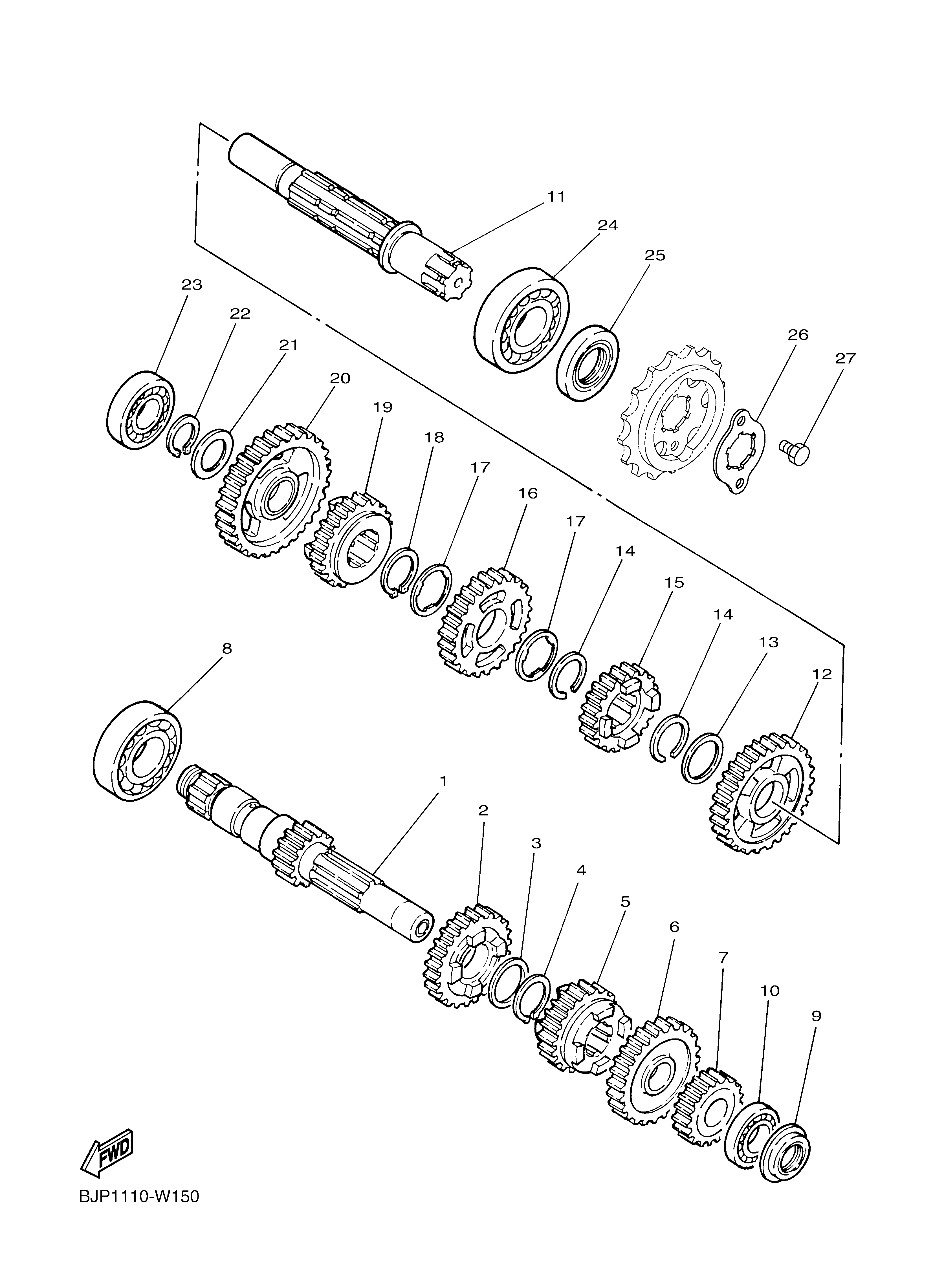 TRANSMISSION Diagram terurai