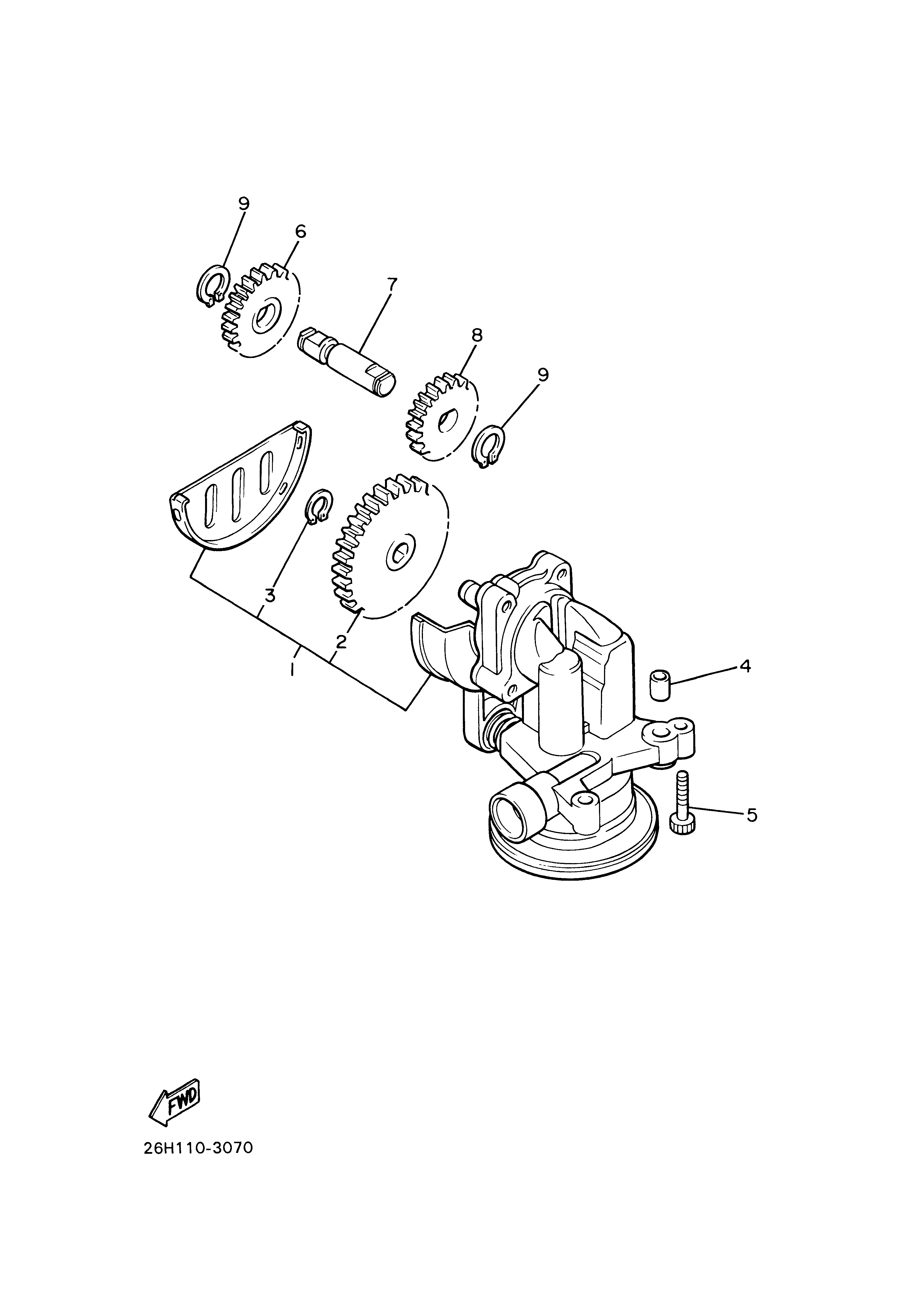 OIL PUMP Exploded diagrams