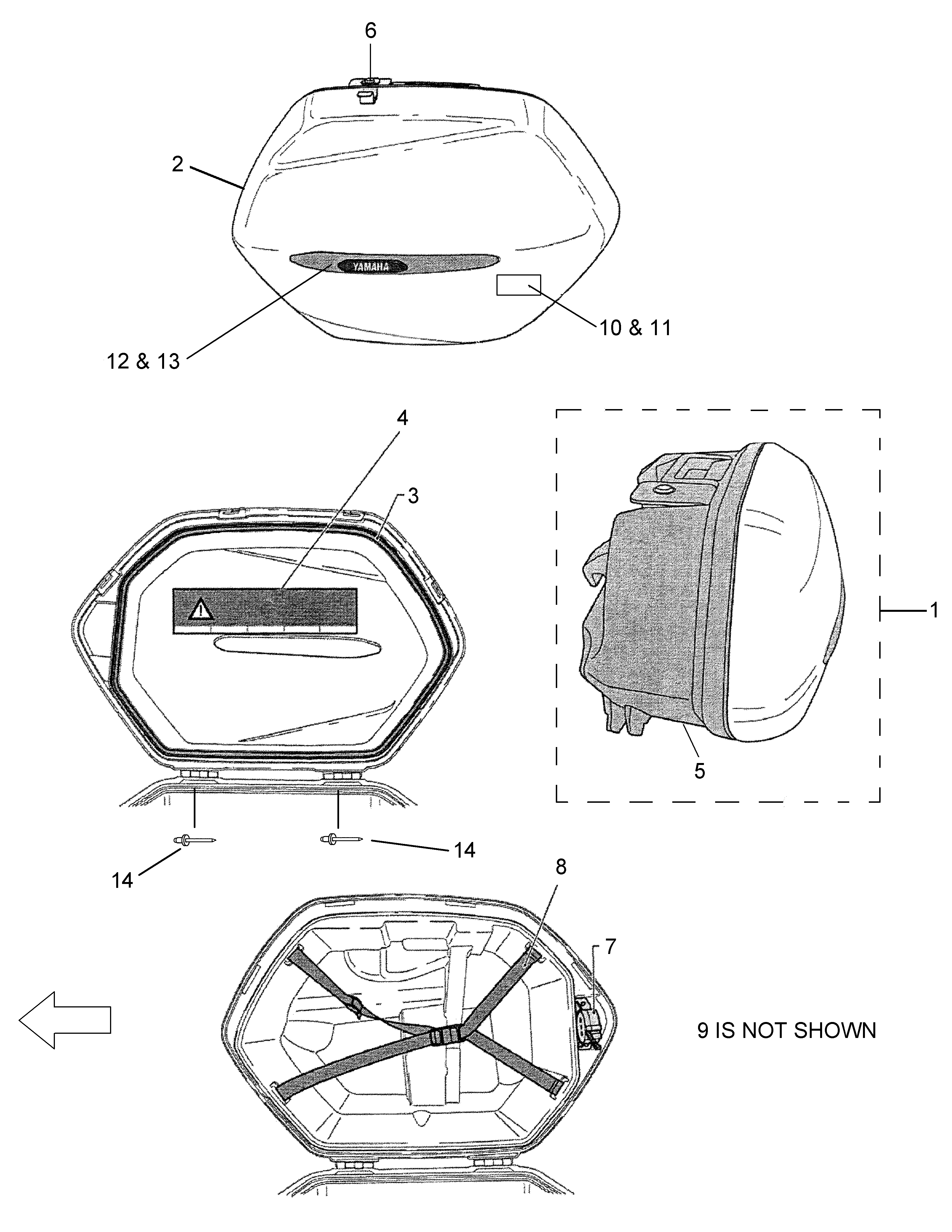 SADDLEBAGS 爆炸图